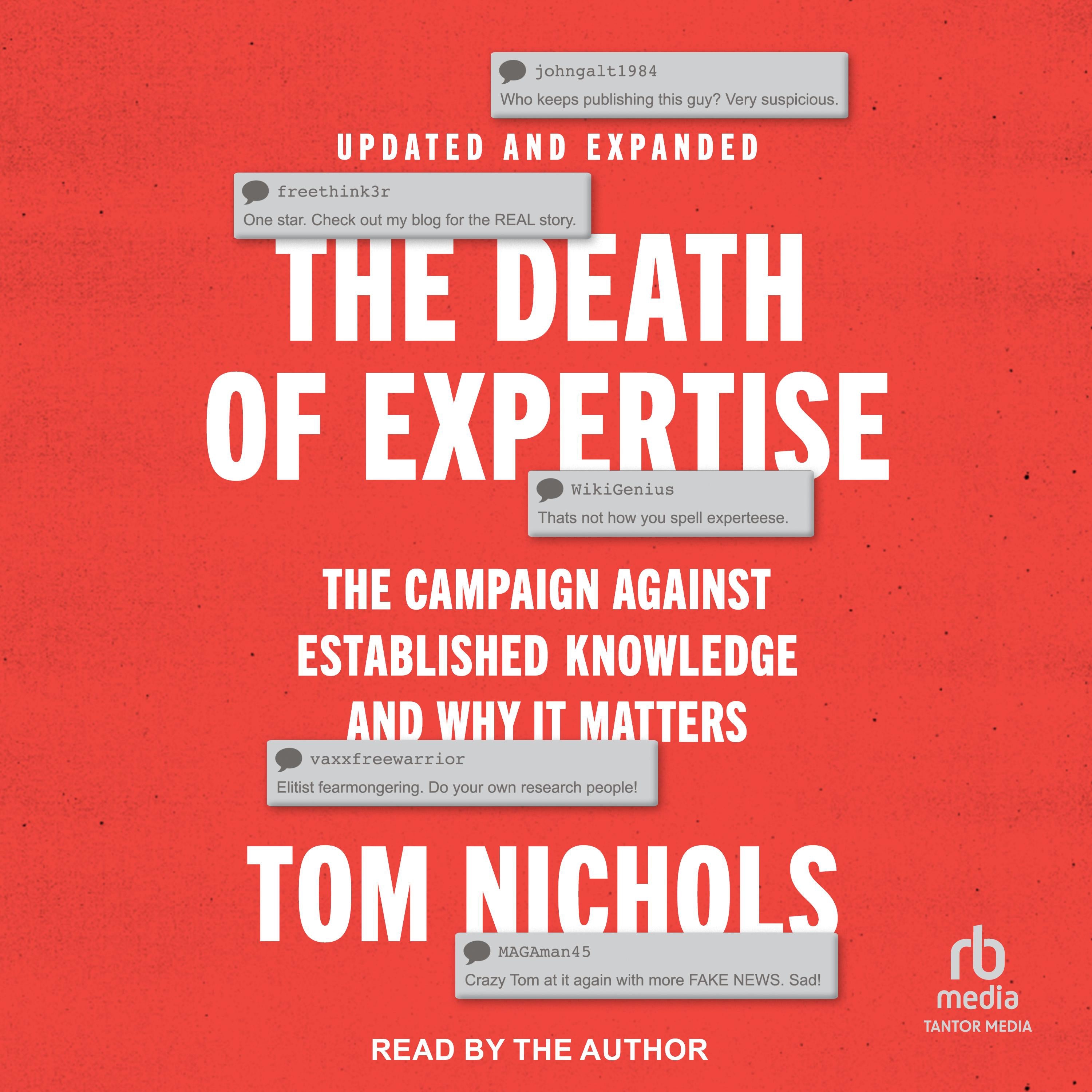 The Death of Expertise