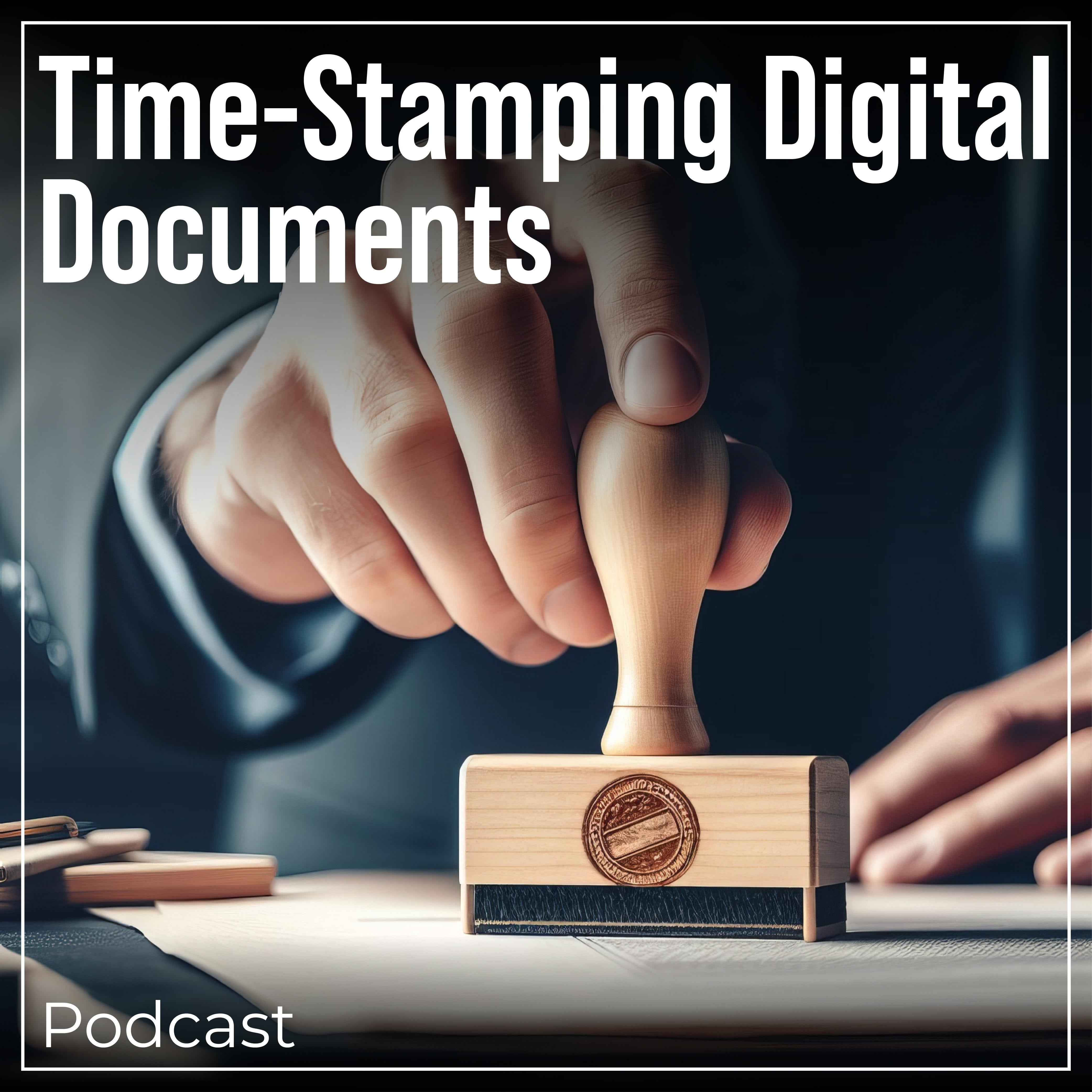 Time-Stamping Digital Documents