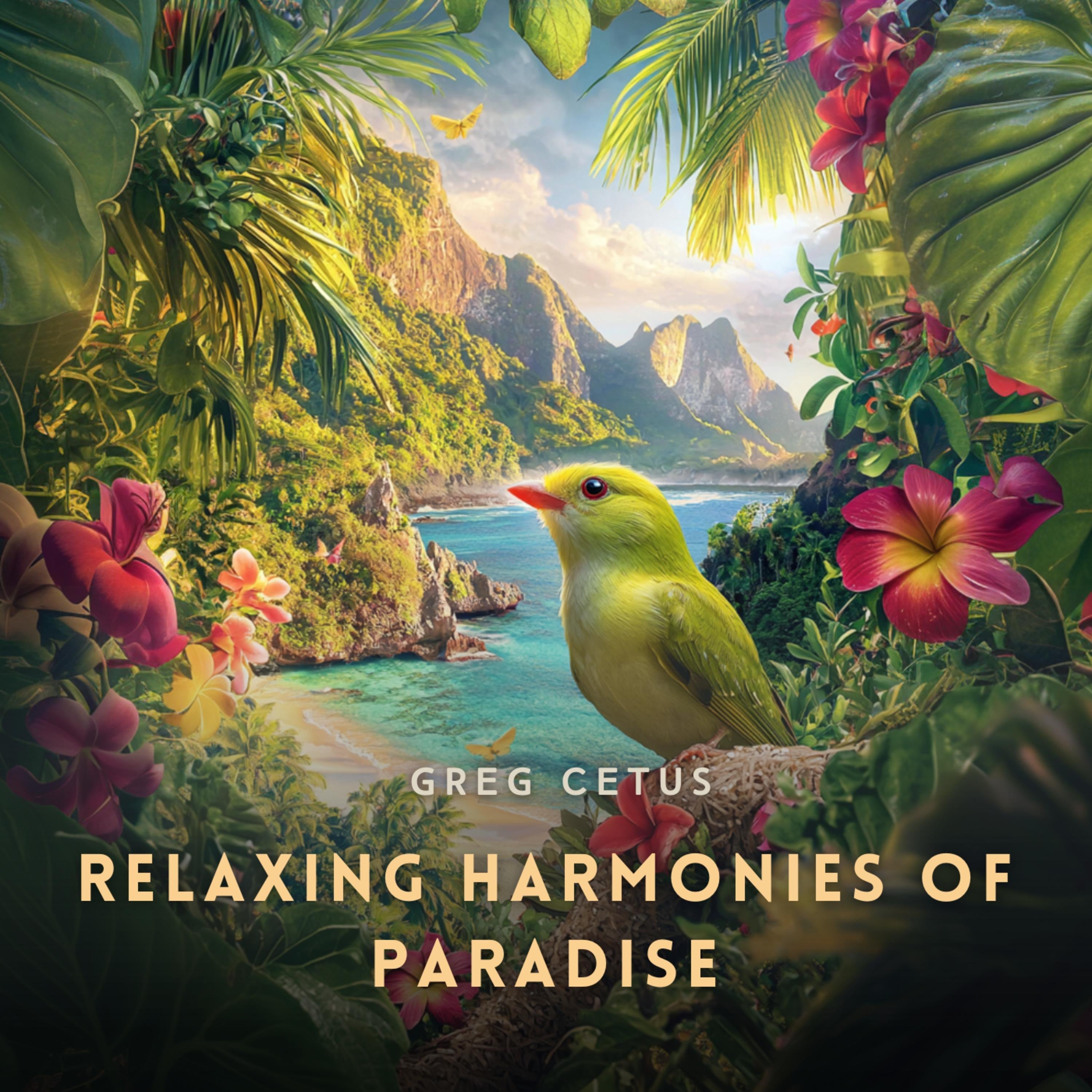 Relaxing Harmonies of Paradise: Birdsong and Distant Ocean Waves for Focus and Meditation
