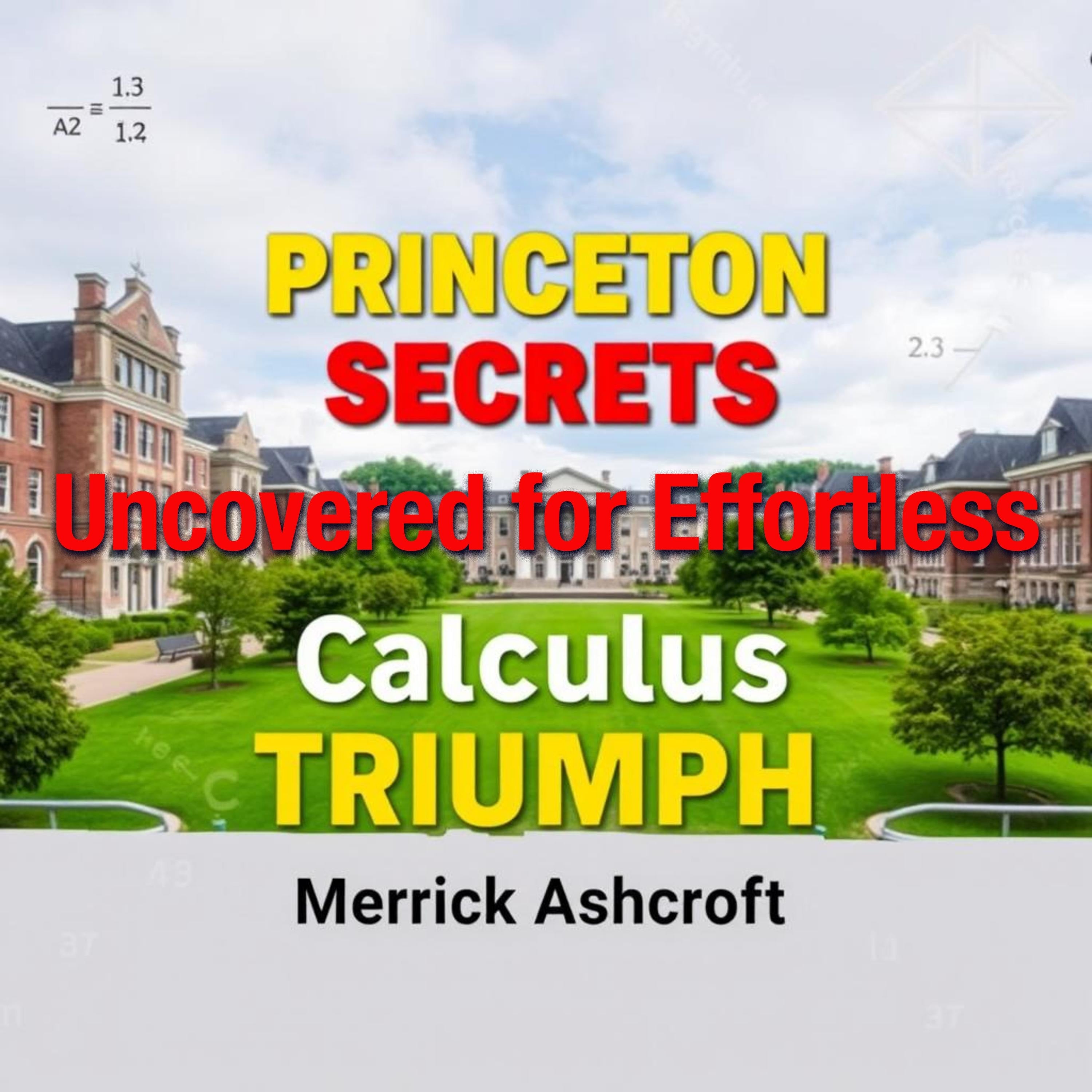Princeton Secrets Uncovered for Effortless Calculus Triumph