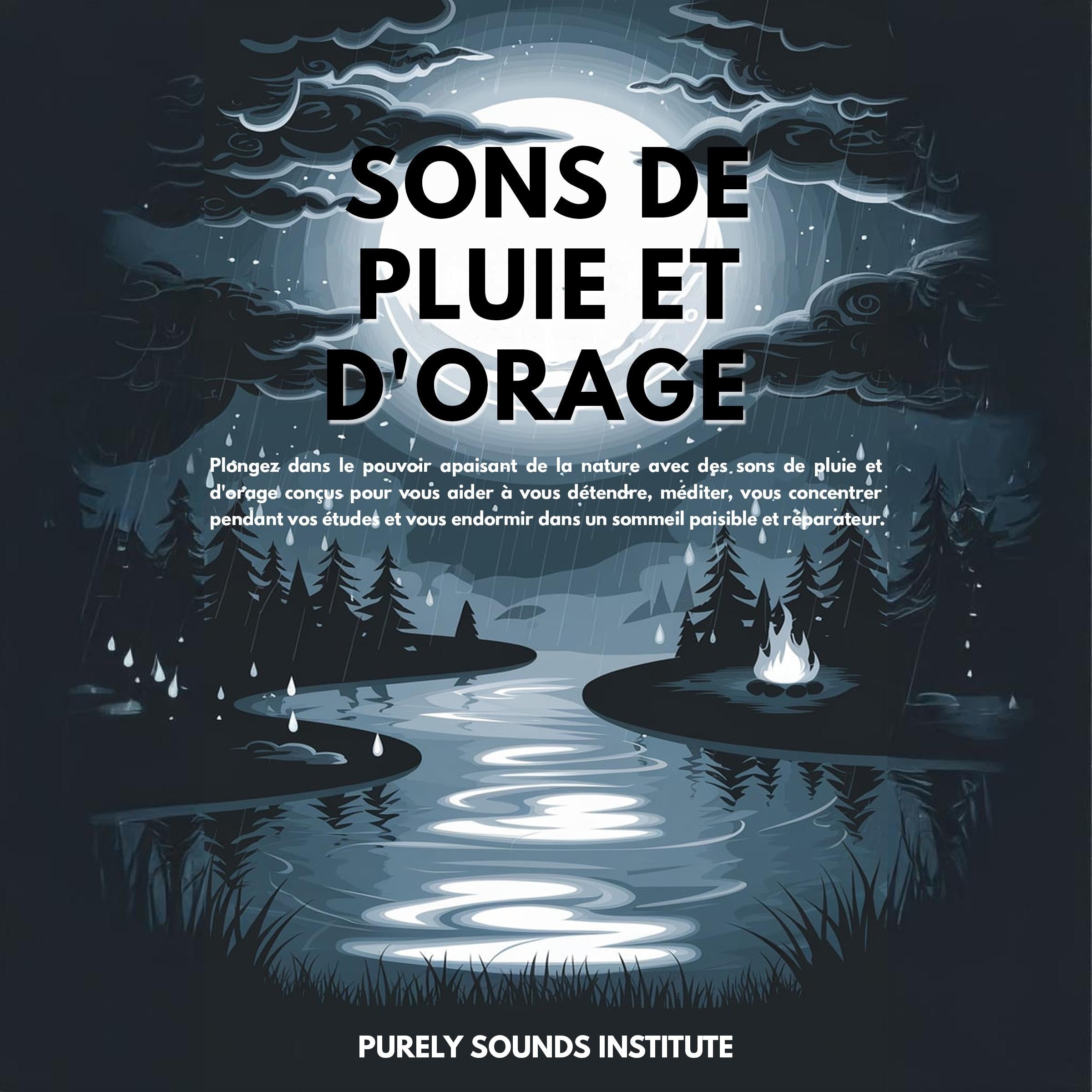 Sons de pluie et d'orage : Plongez dans le pouvoir apaisant de la nature avec des sons de pluie et d'orage conçus pour vous aider à vous détendre, méditer, vous concentrer pendant vos études et vous endormir dans un sommeil paisible et réparateur