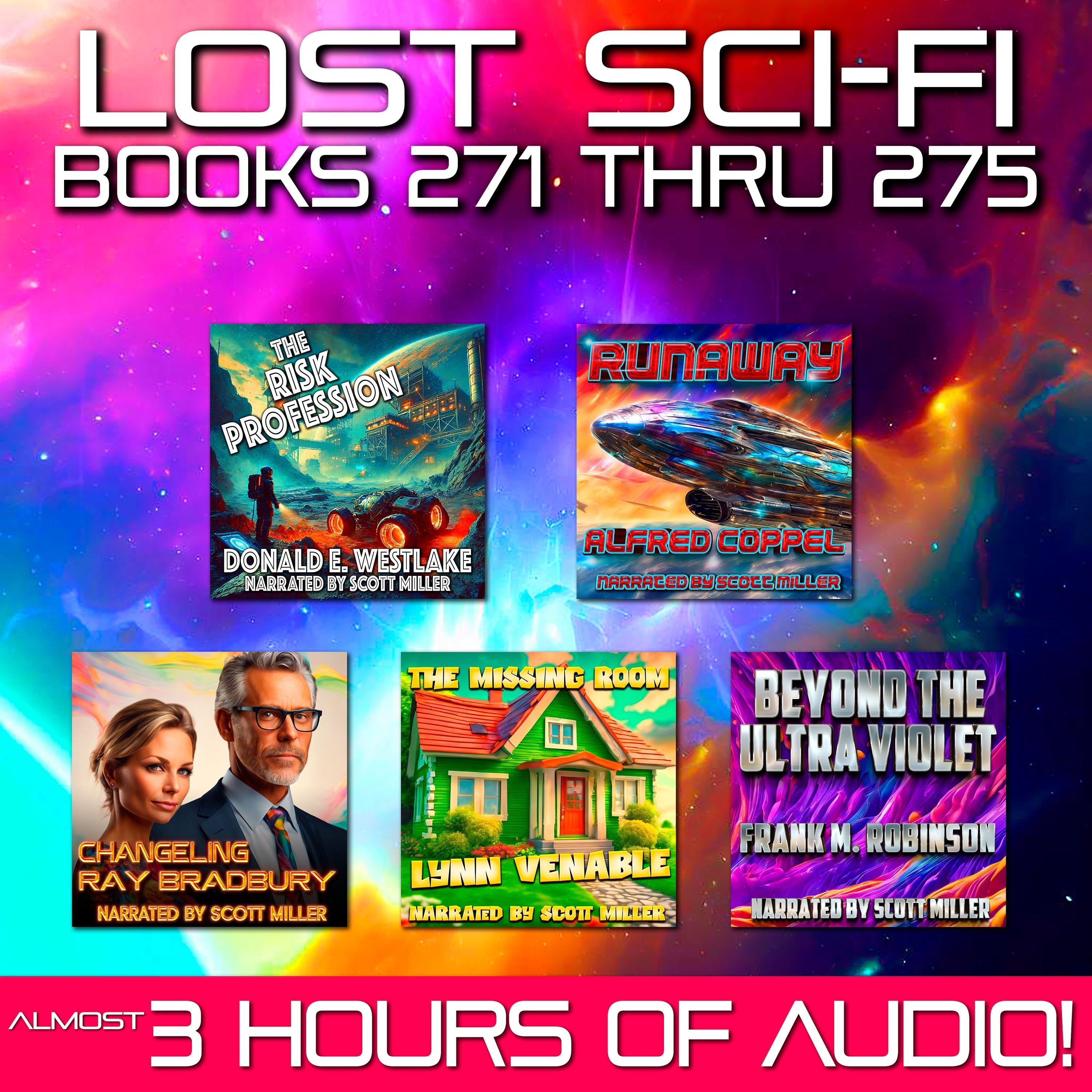 Lost Sci-Fi Books 271 thru 275 - Five Vintage Sci-Fi Short Stories from the 1930s, 1940s, 1950s and 1960s