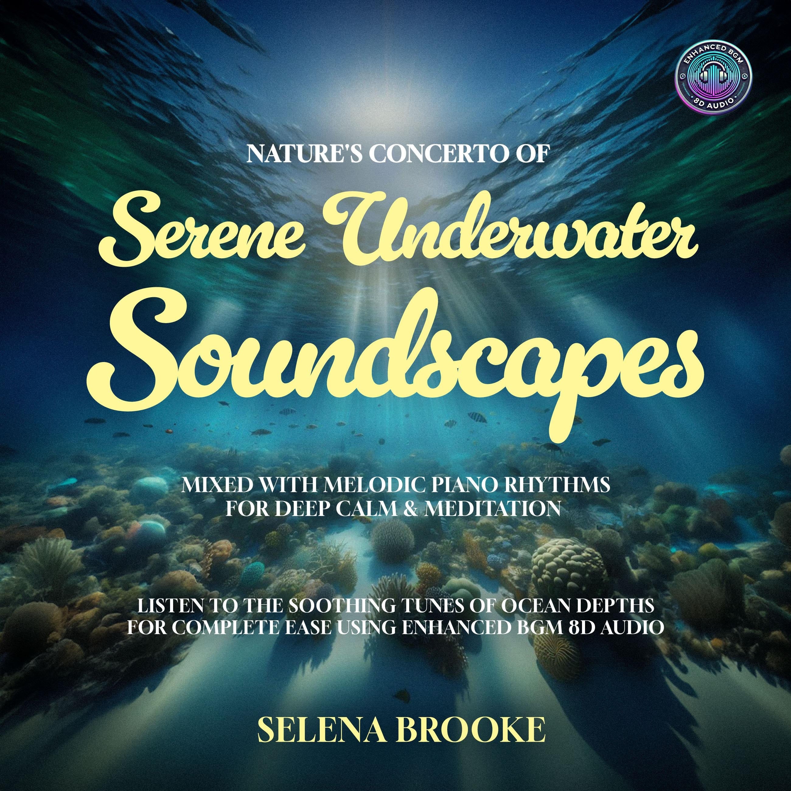 Nature’s Concerto of Serene Underwater Soundscapes Mixed with Melodic Piano Rhythms for Deep Calm & Meditation