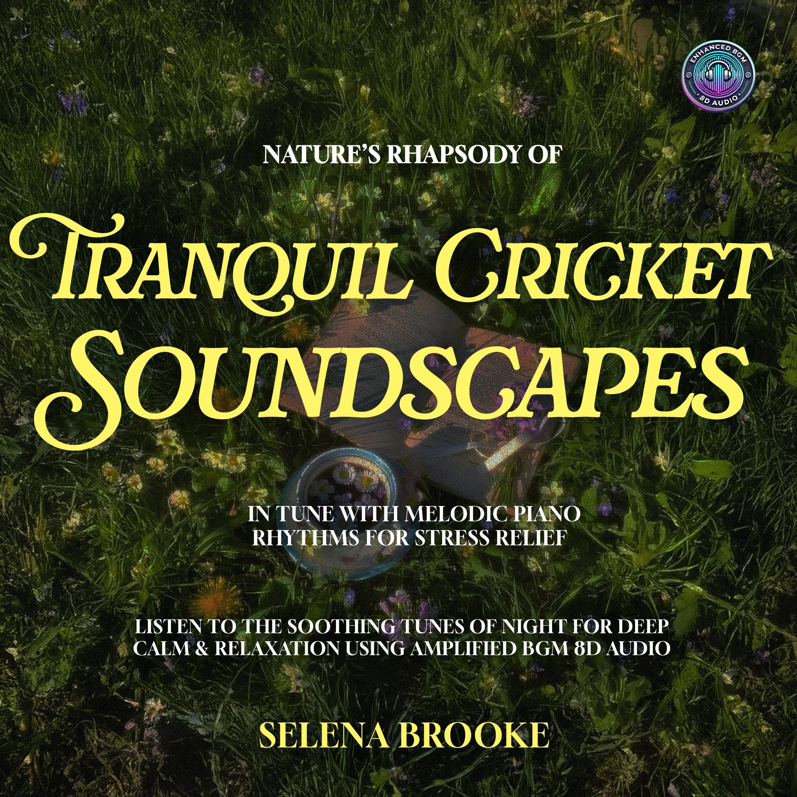 Nature’s Rhapsody Of Tranquil Cricket Soundscapes In Tune With Melodic Piano Rhythms For Stress Relief