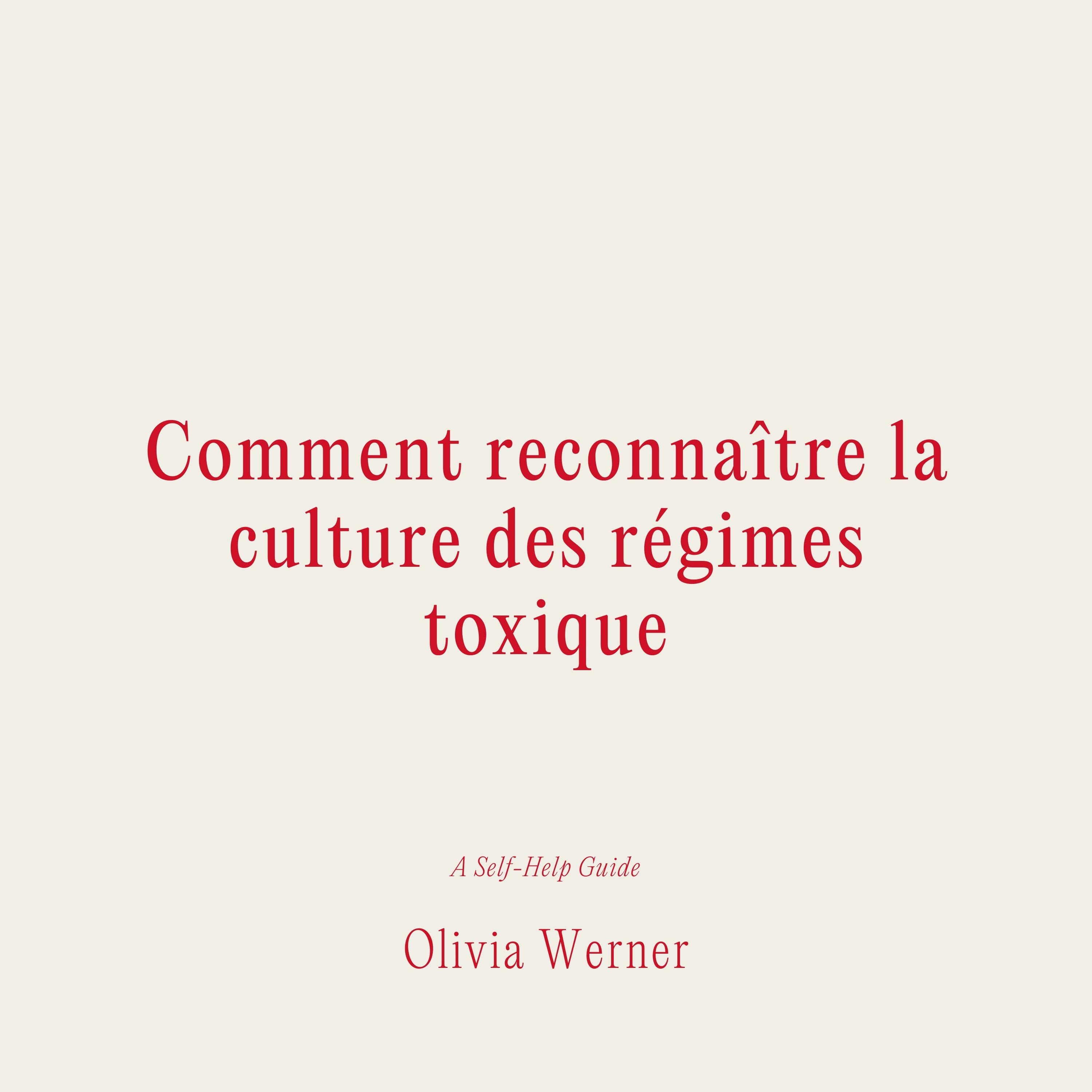 Comment reconnaître la culture des régimes toxique
