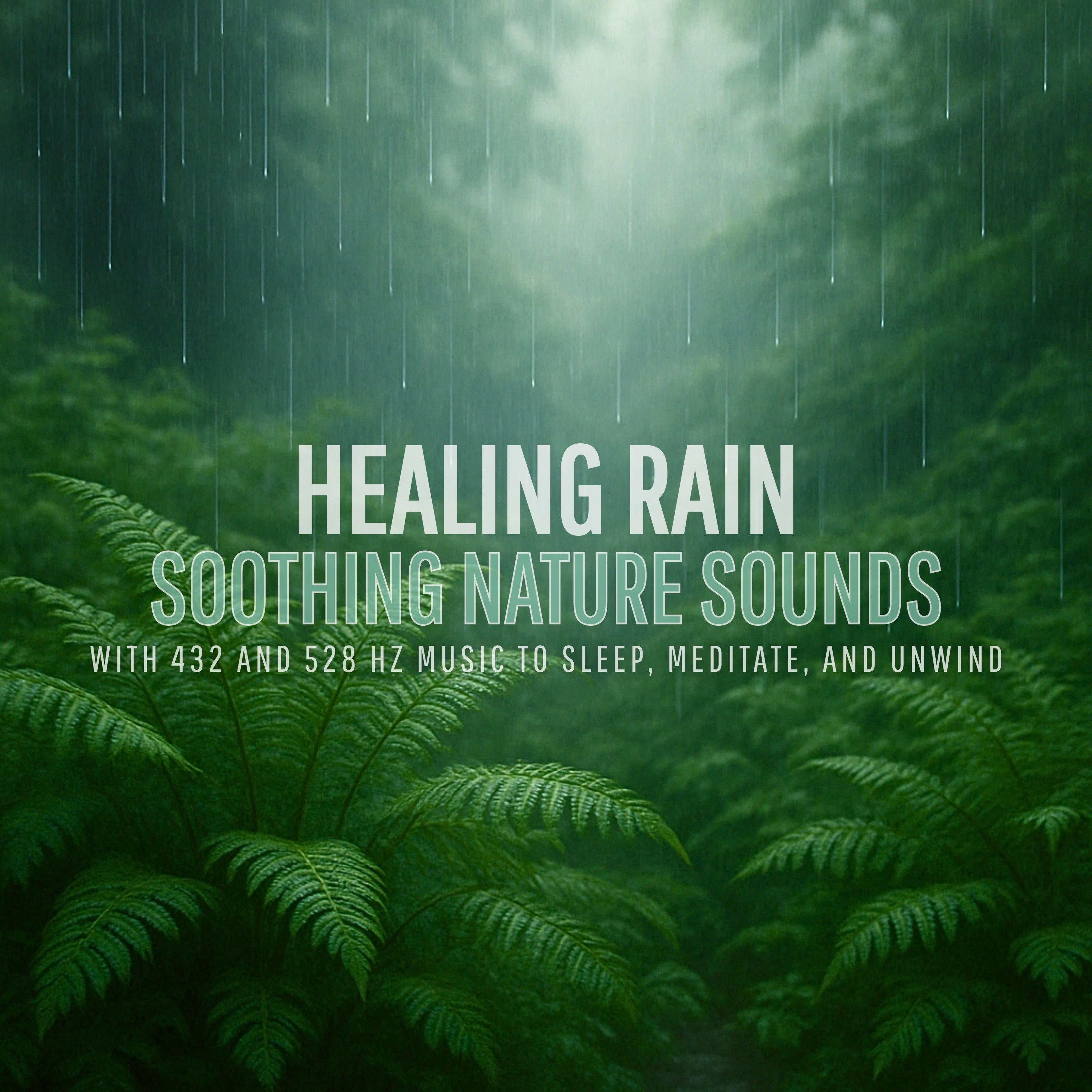 Healing Rain – Soothing Nature Sounds with 432 and 528 Hz Music to Sleep, Meditate, and Unwind