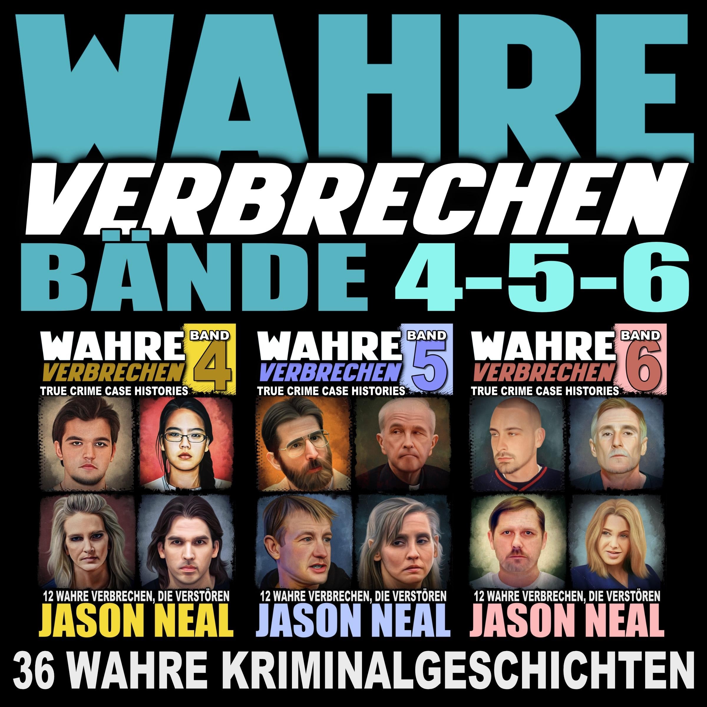 Wahre Verbrechen: Bände 4-5-6 (True Crime Case Histories)