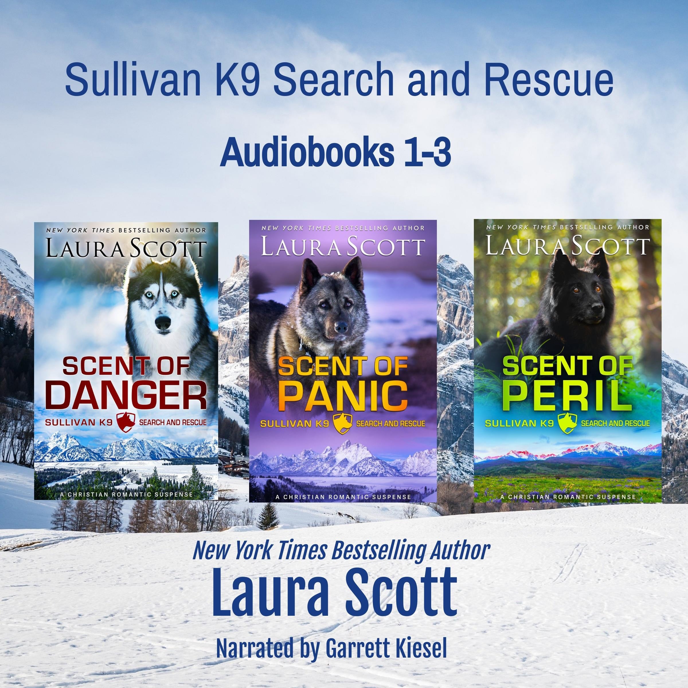 Sullivan K9 Search and Rescue Audiobooks 1-3