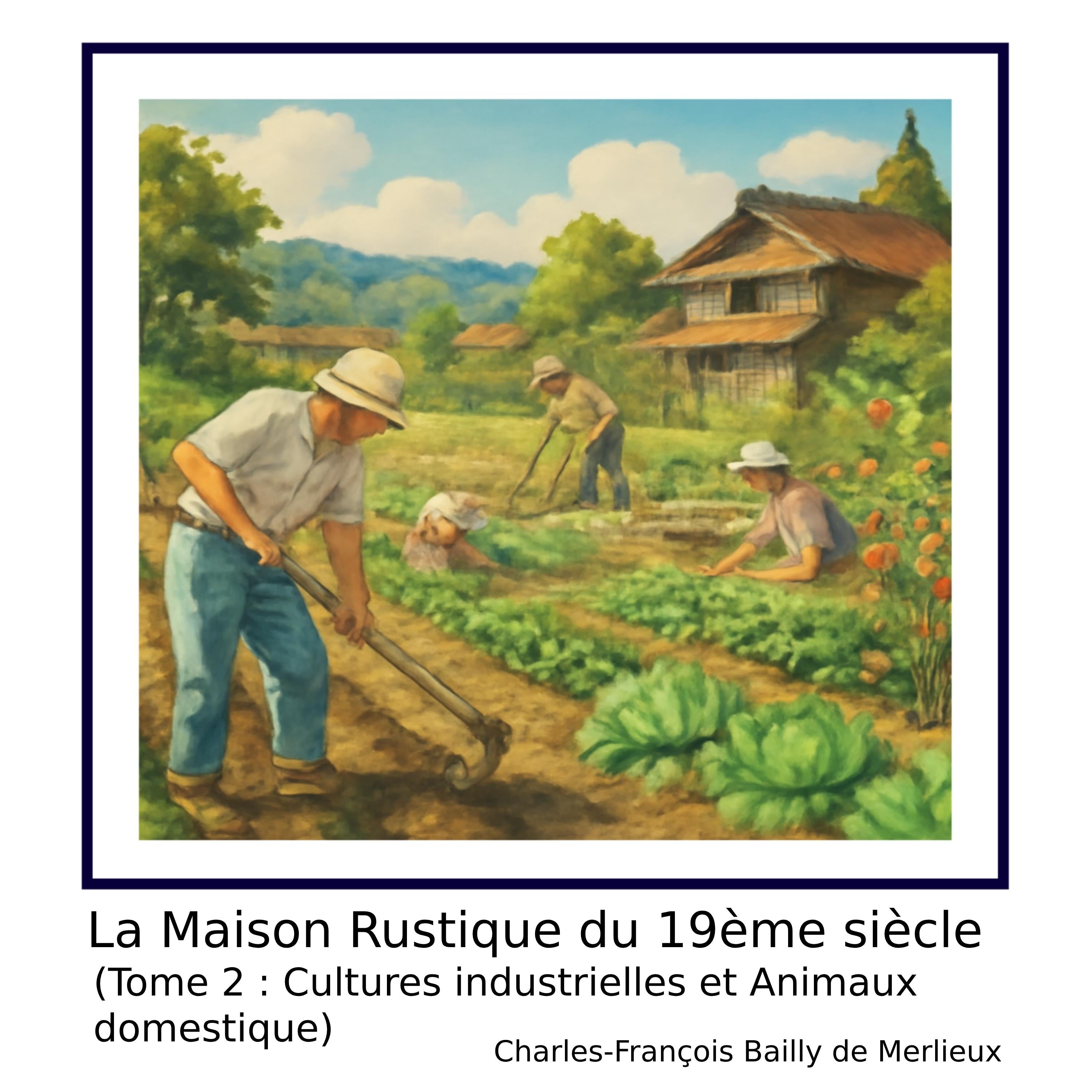 La Maison Rustique du 19ème siècle (Tome 2 : Cultures industrielles et Animaux domestique)