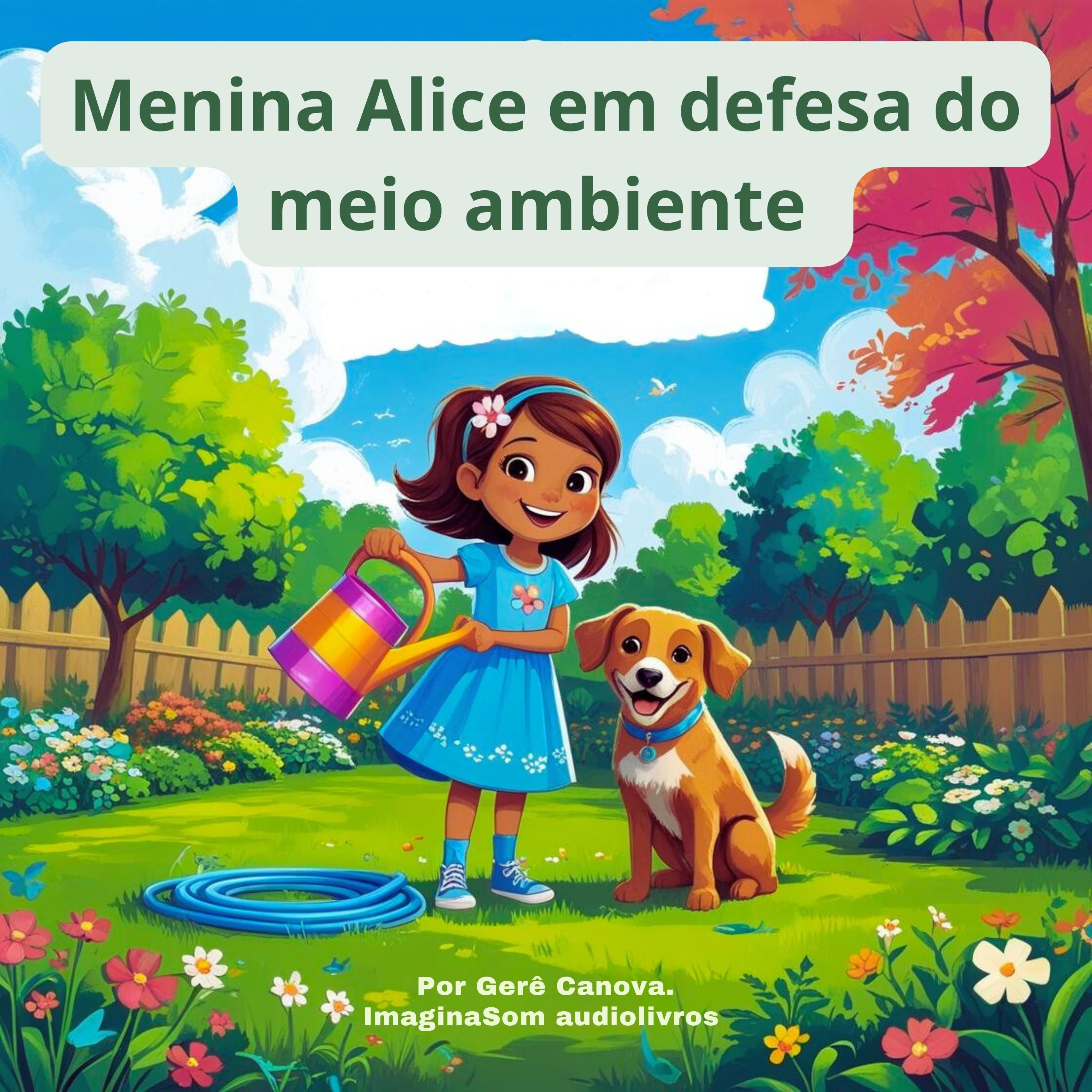 Menina Alice em defesa do meio ambiente