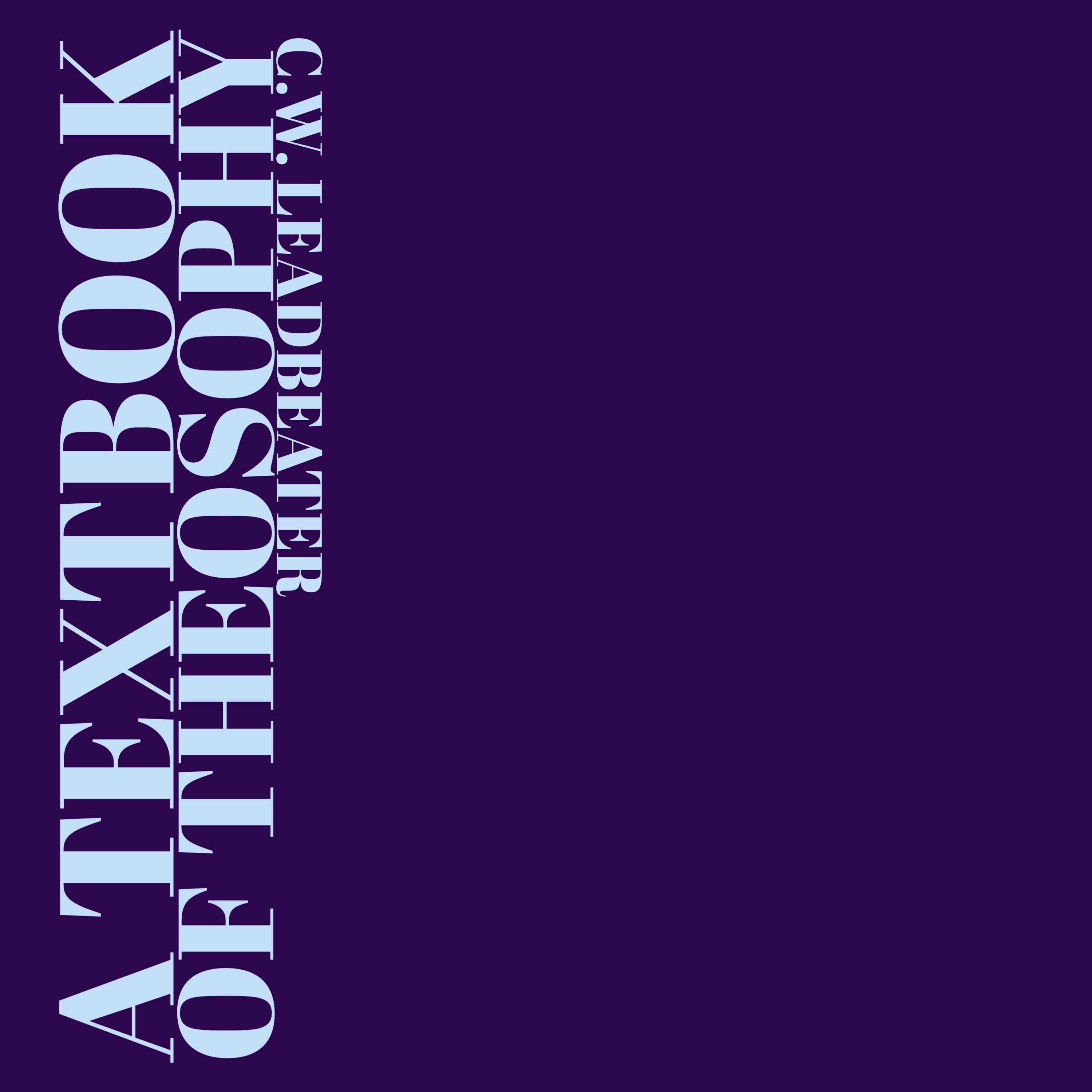 A Textbook of Theosophy