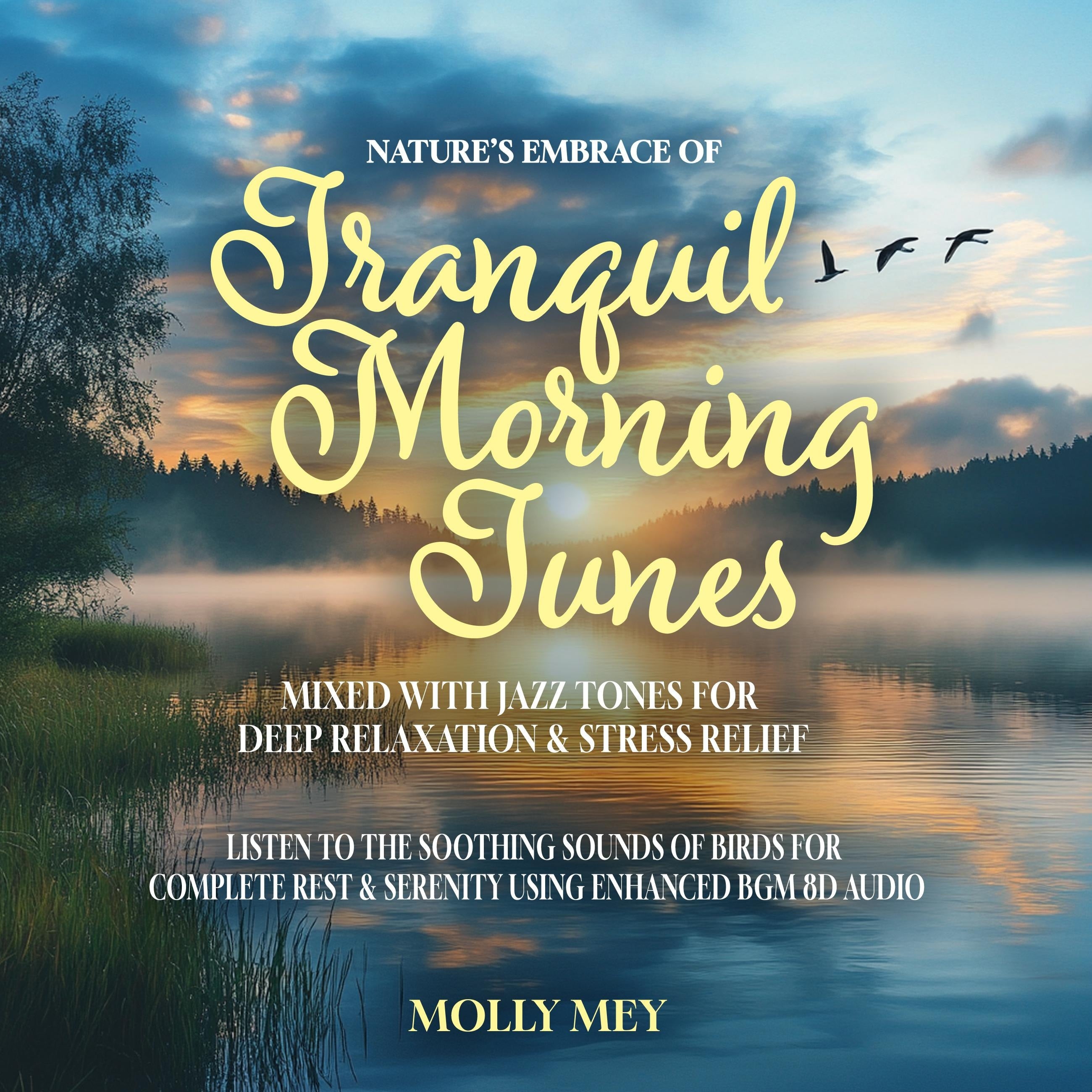 Nature’s Embrace of Tranquil Morning Tunes Mixed with Jazz Tones for Deep Relaxation & Stress Relief