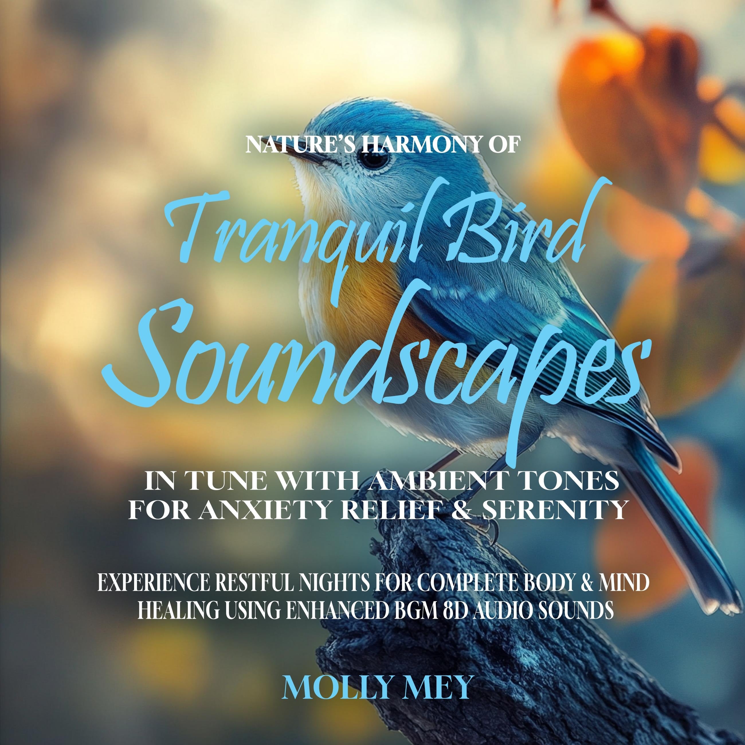 Nature's Harmony of Tranquil Bird Soundscapes In Tune with Ambient Tones for Anxiety Relief & Serenity
