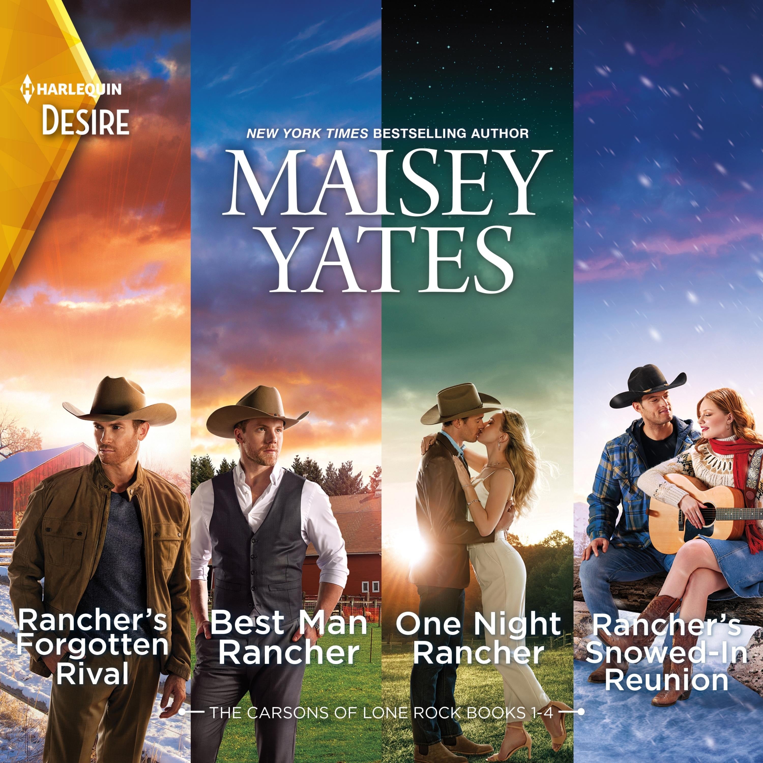 The Carsons Of Lone Rock Books 1-4/Rancher's Forgotten Rival/Best Man Rancher/One Night Rancher/Rancher's Snowed-In Reunion