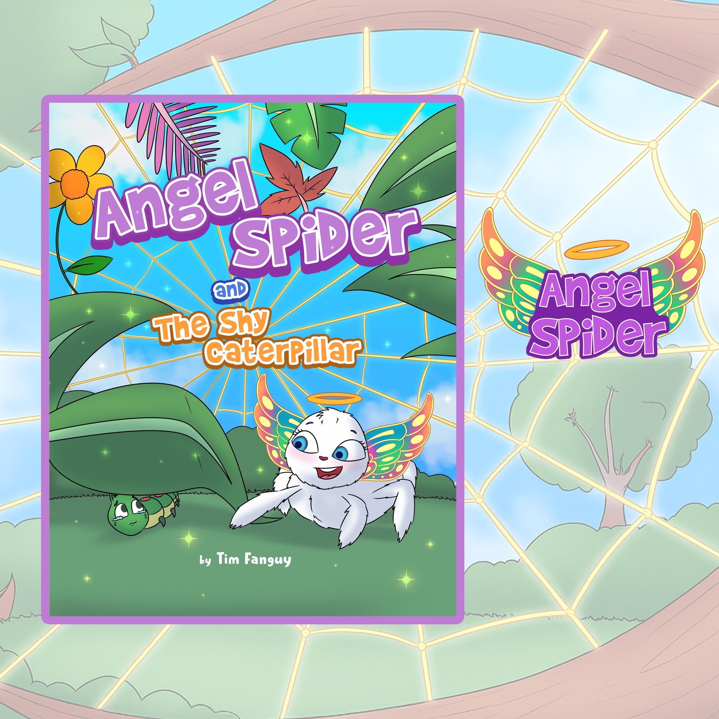 Angel Spider and the Shy Caterpillar