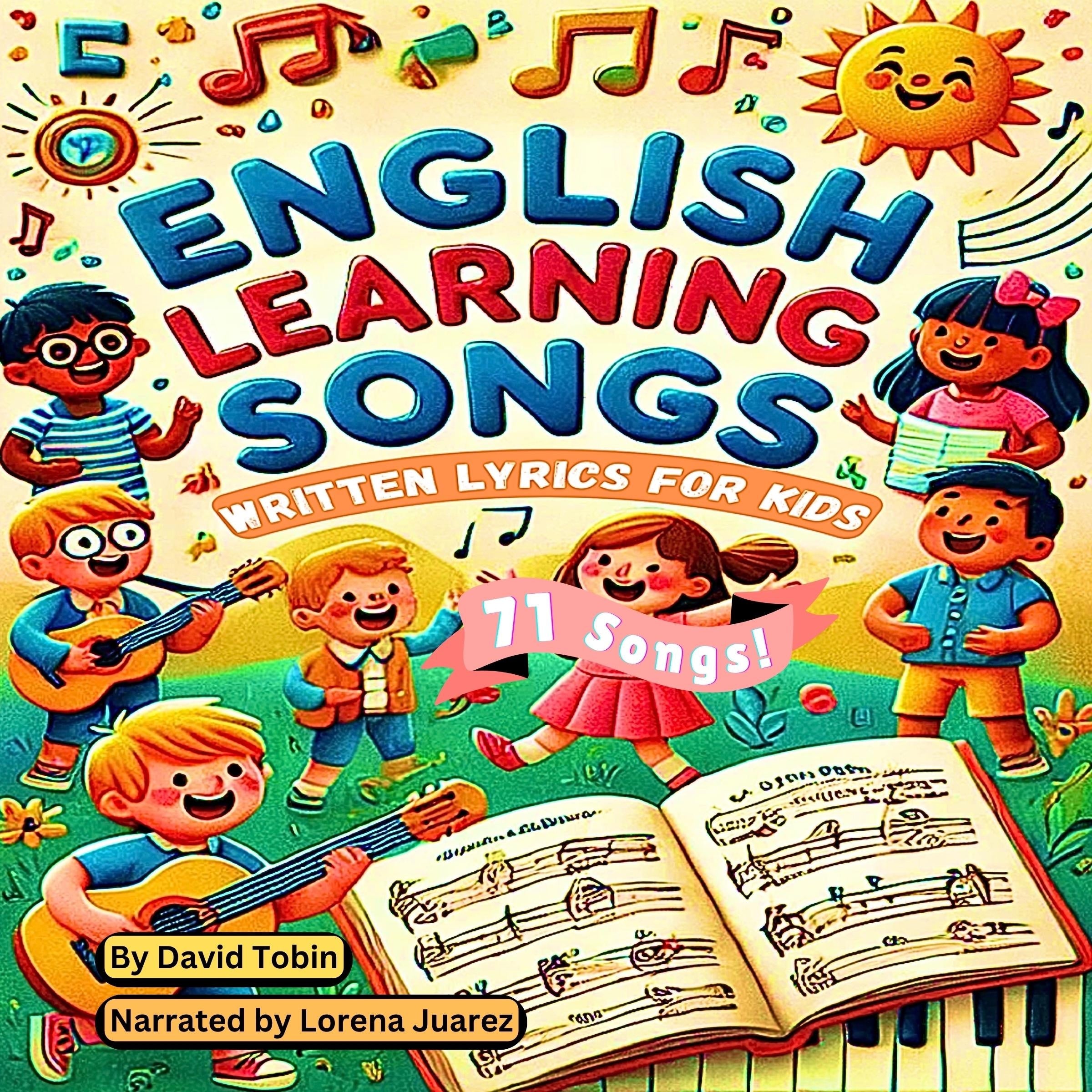 English Learning Songs: Written Lyrics for Kids