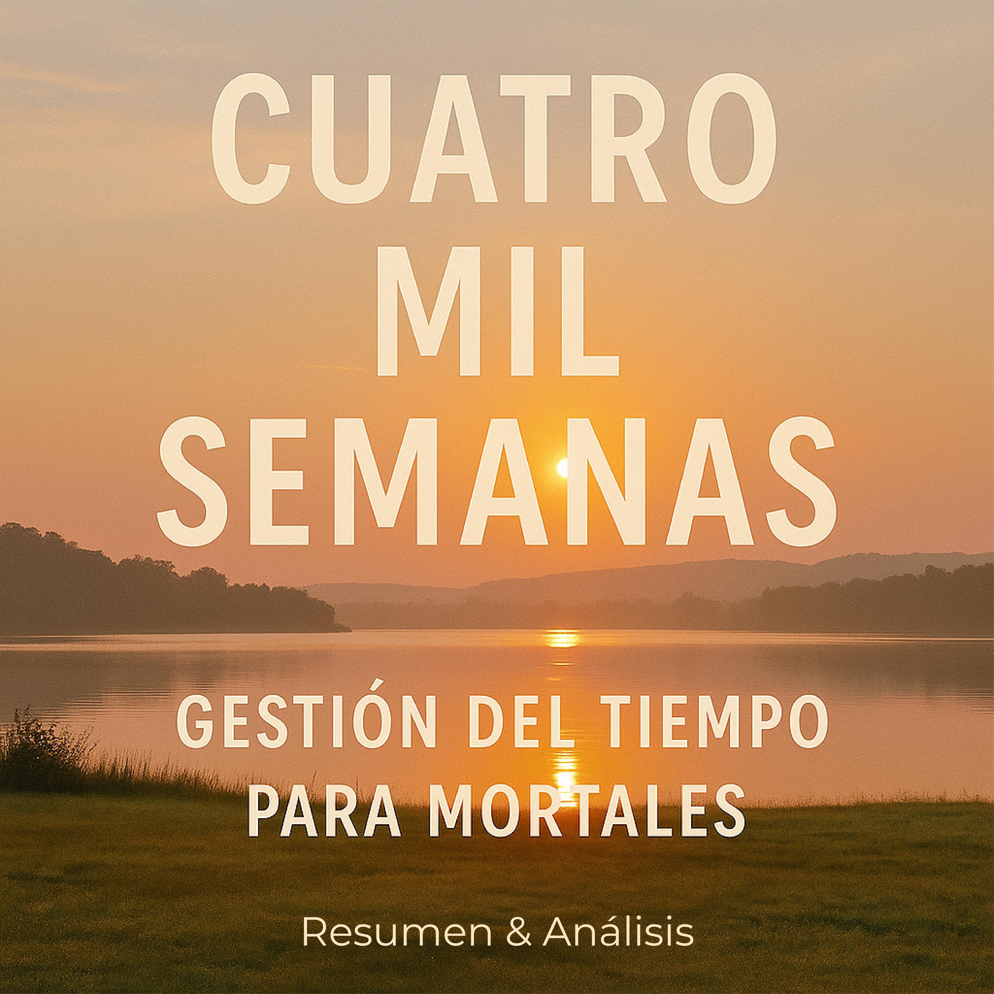 Cuatro mil semanas: Gestión del tiempo para mortales