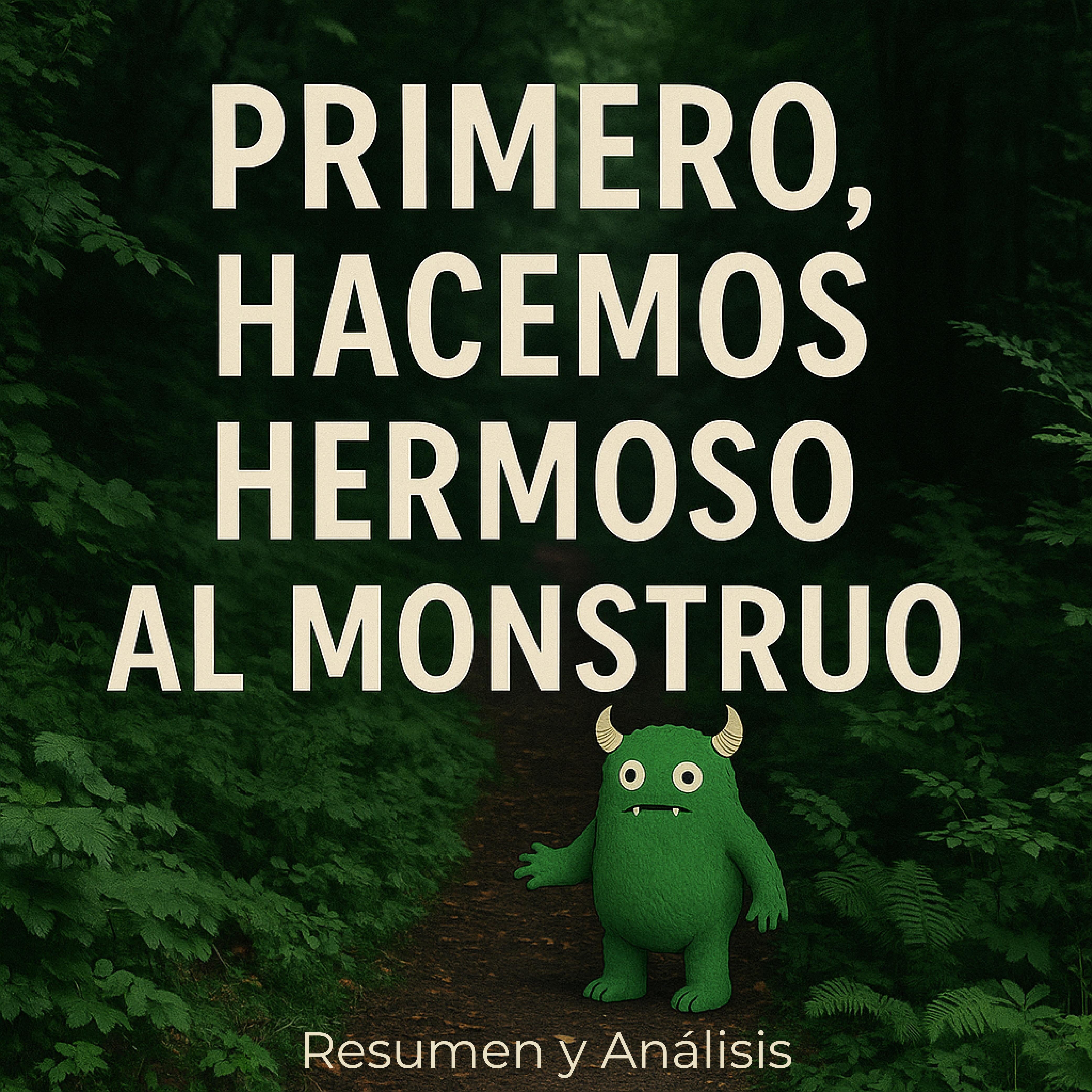Primero, hacemos hermoso al monstruo