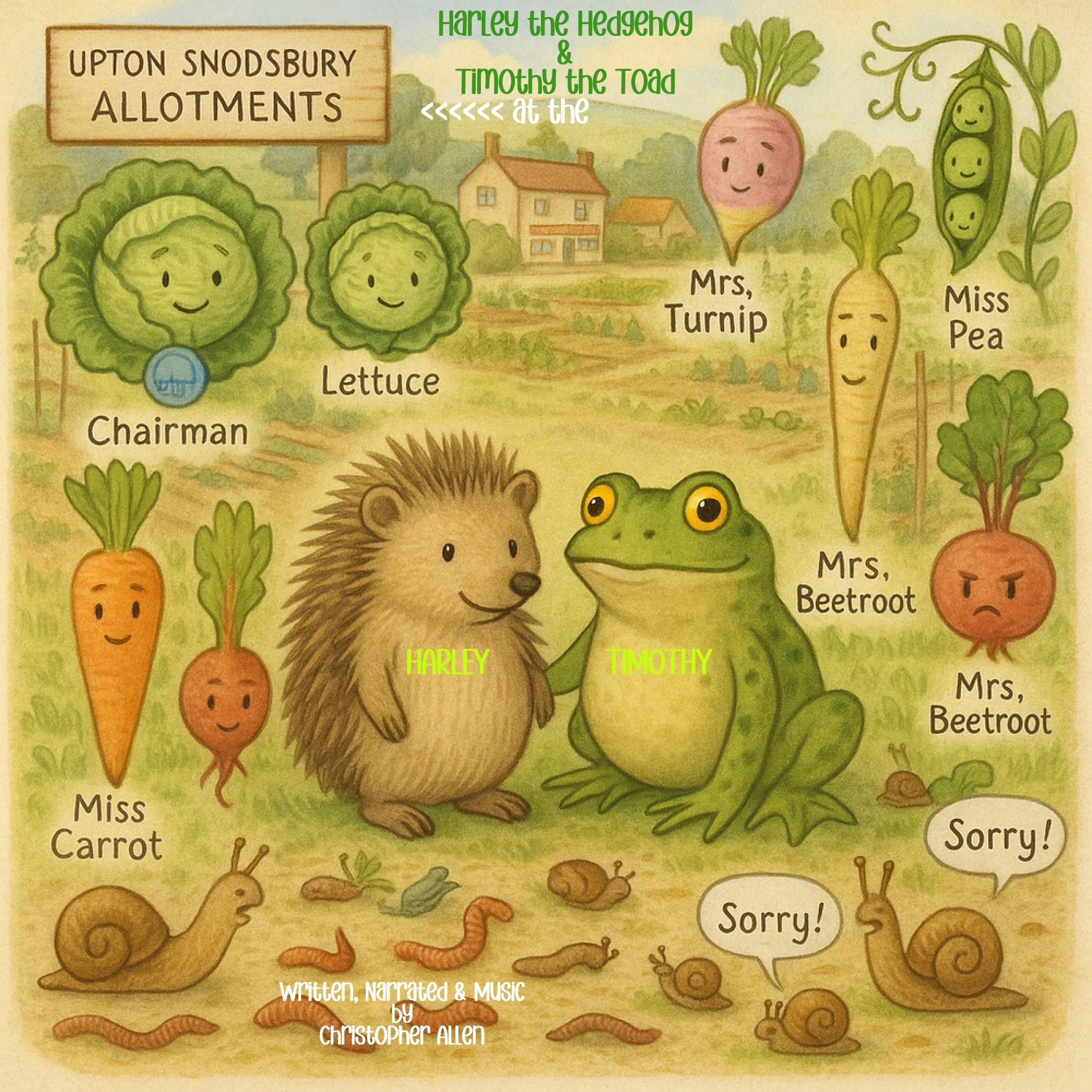 Harley the Hedgehog & Timothy the Toad