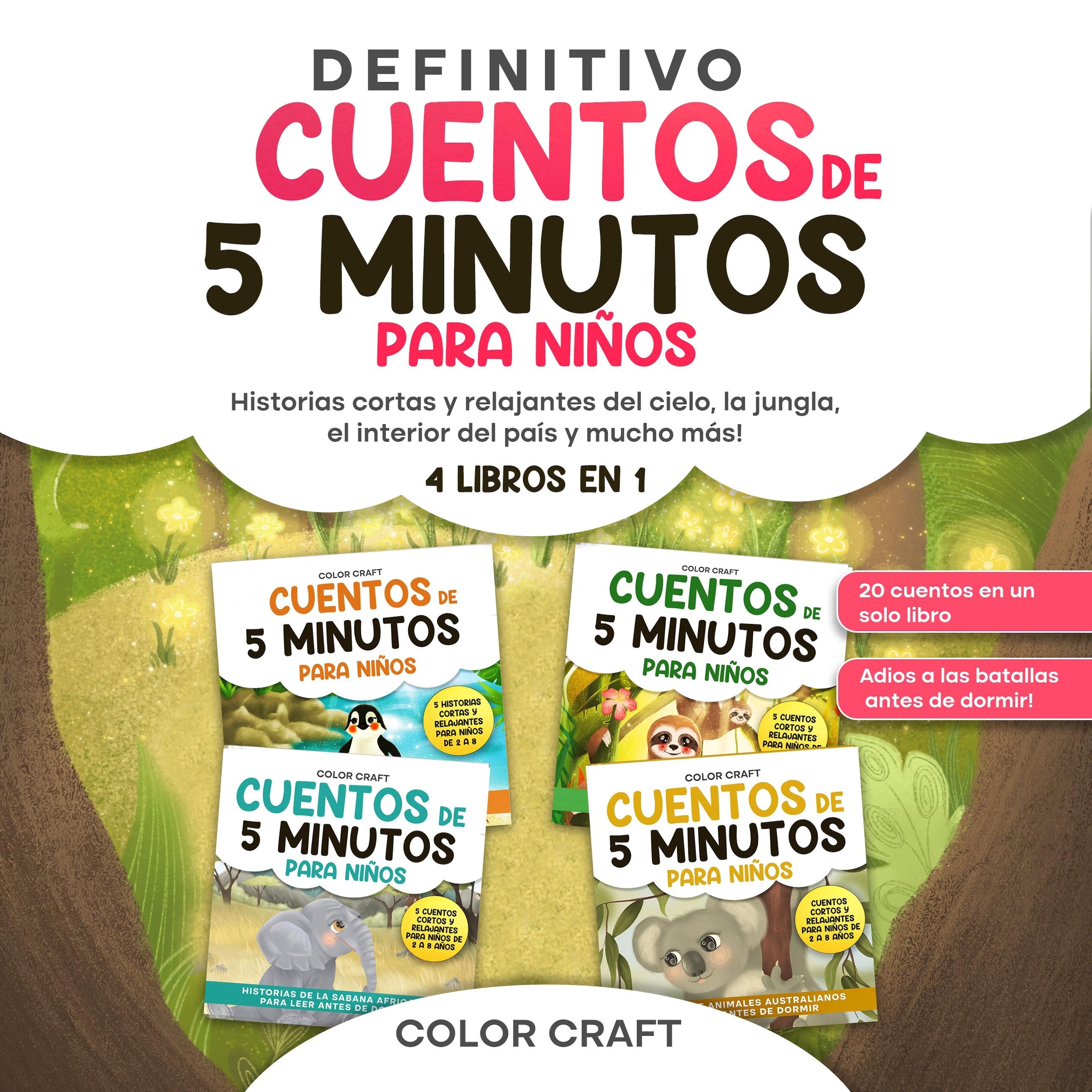 El libro definitivo de cuentos de 5 minutos para niños