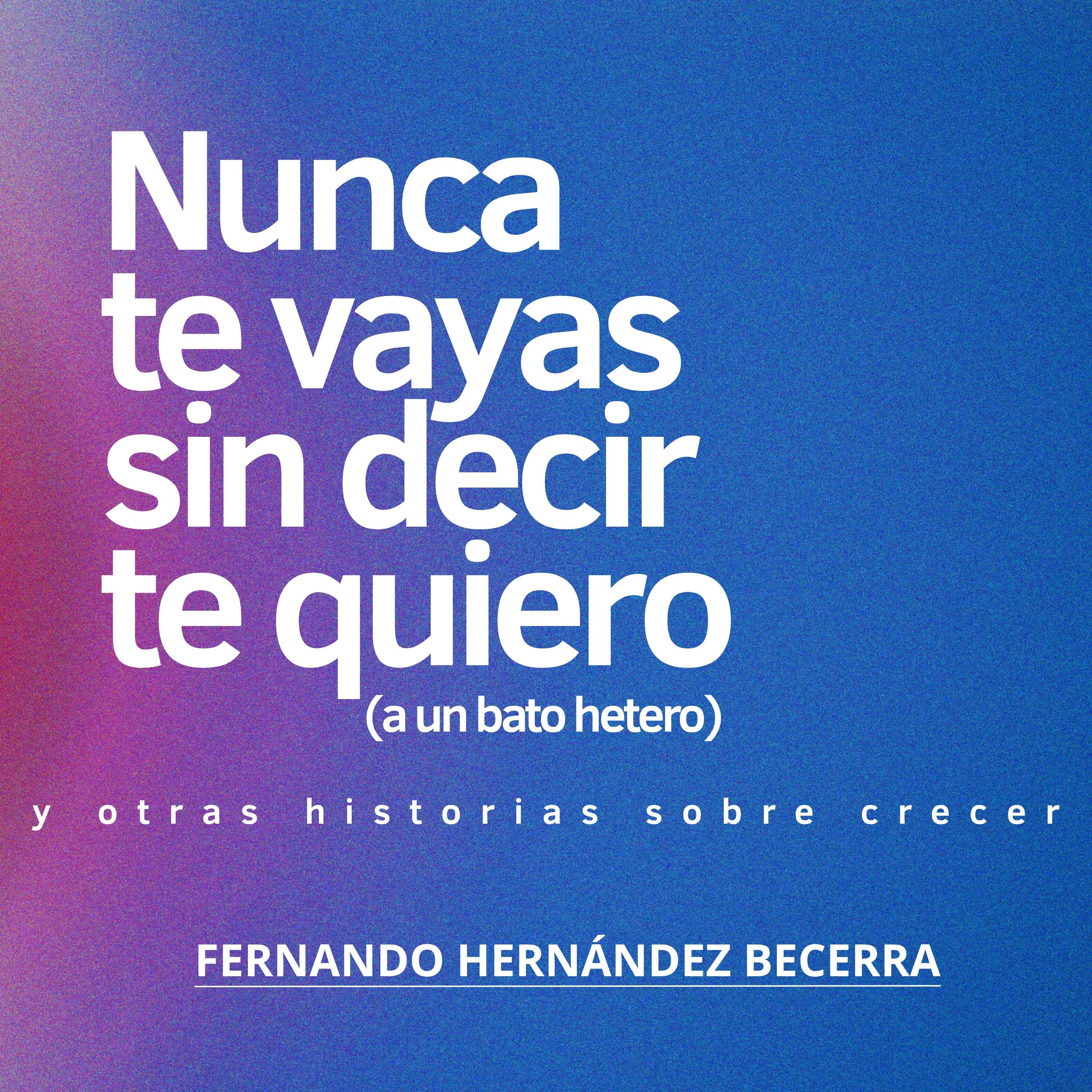 Nunca te vayas sin decir te quiero (a un bato hetero)