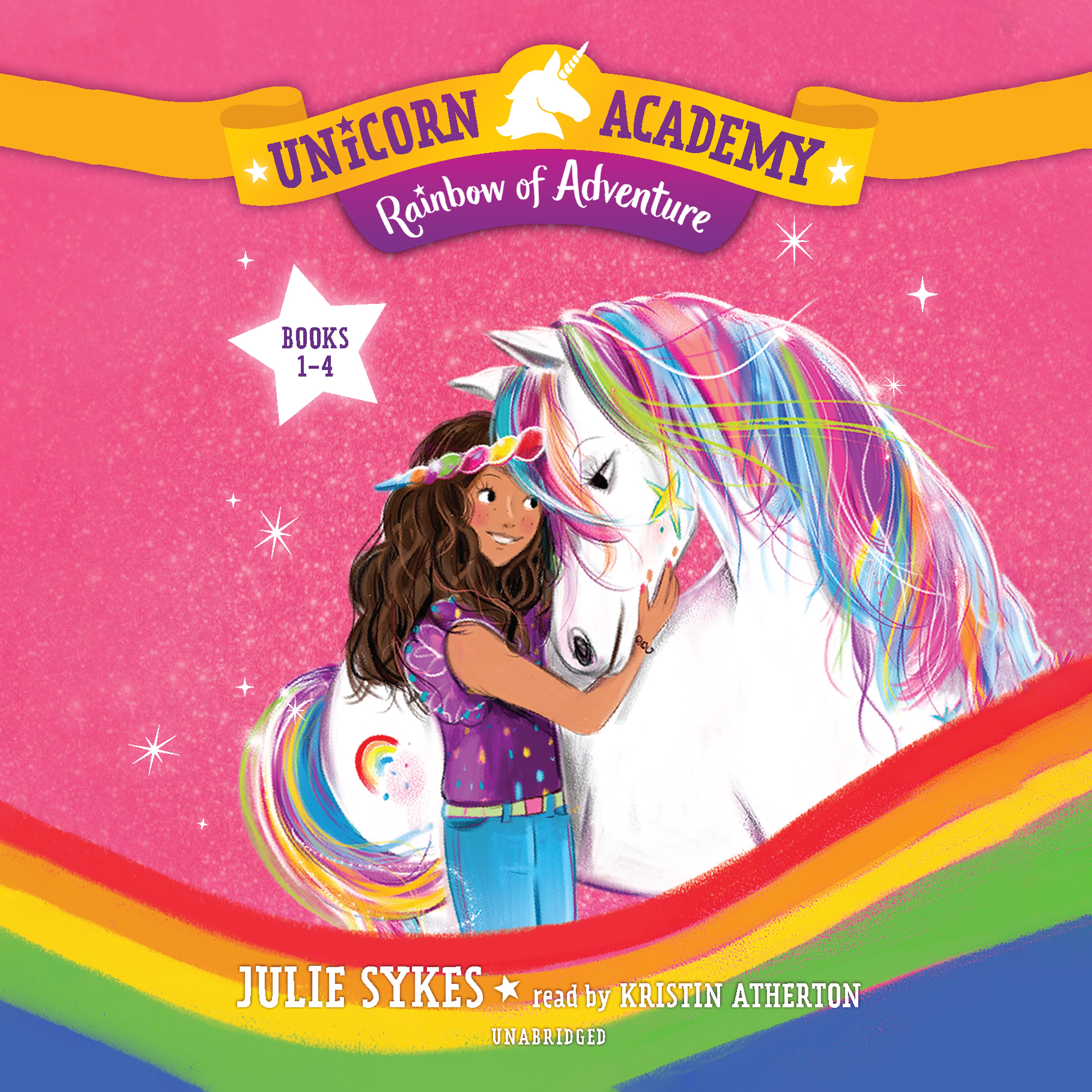 Unicorn Academy: Rainbow of Adventure Audio Set (Books 1-4)