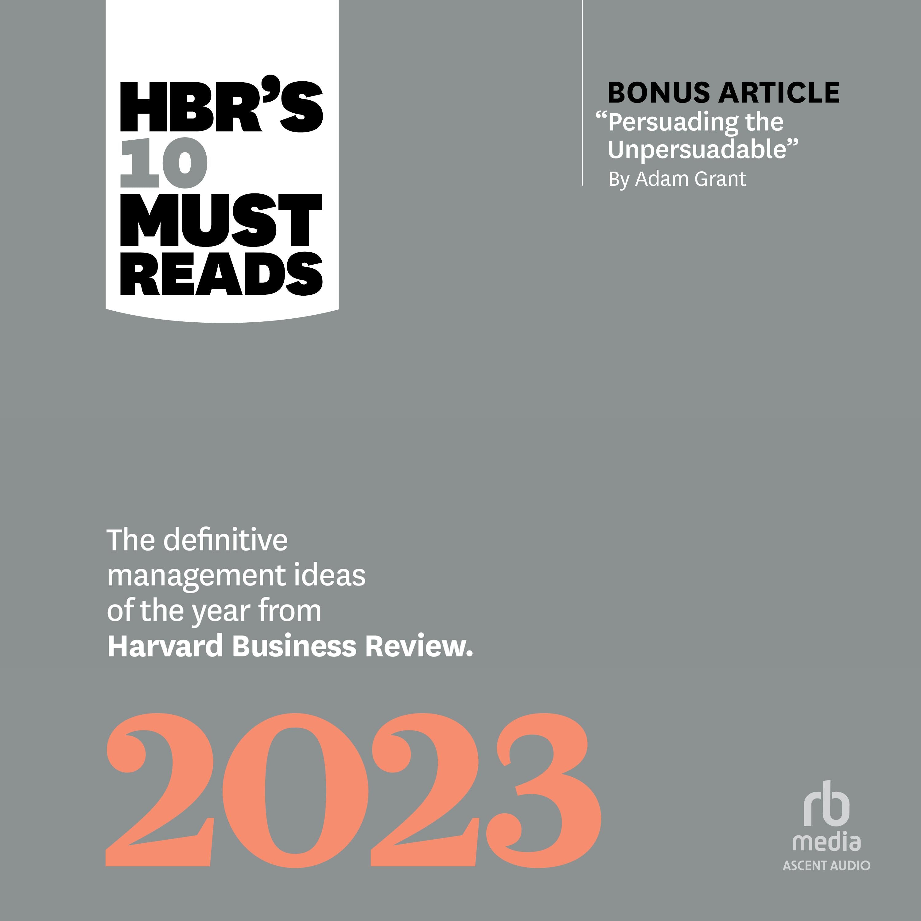 HBR's 10 Must Reads 2023