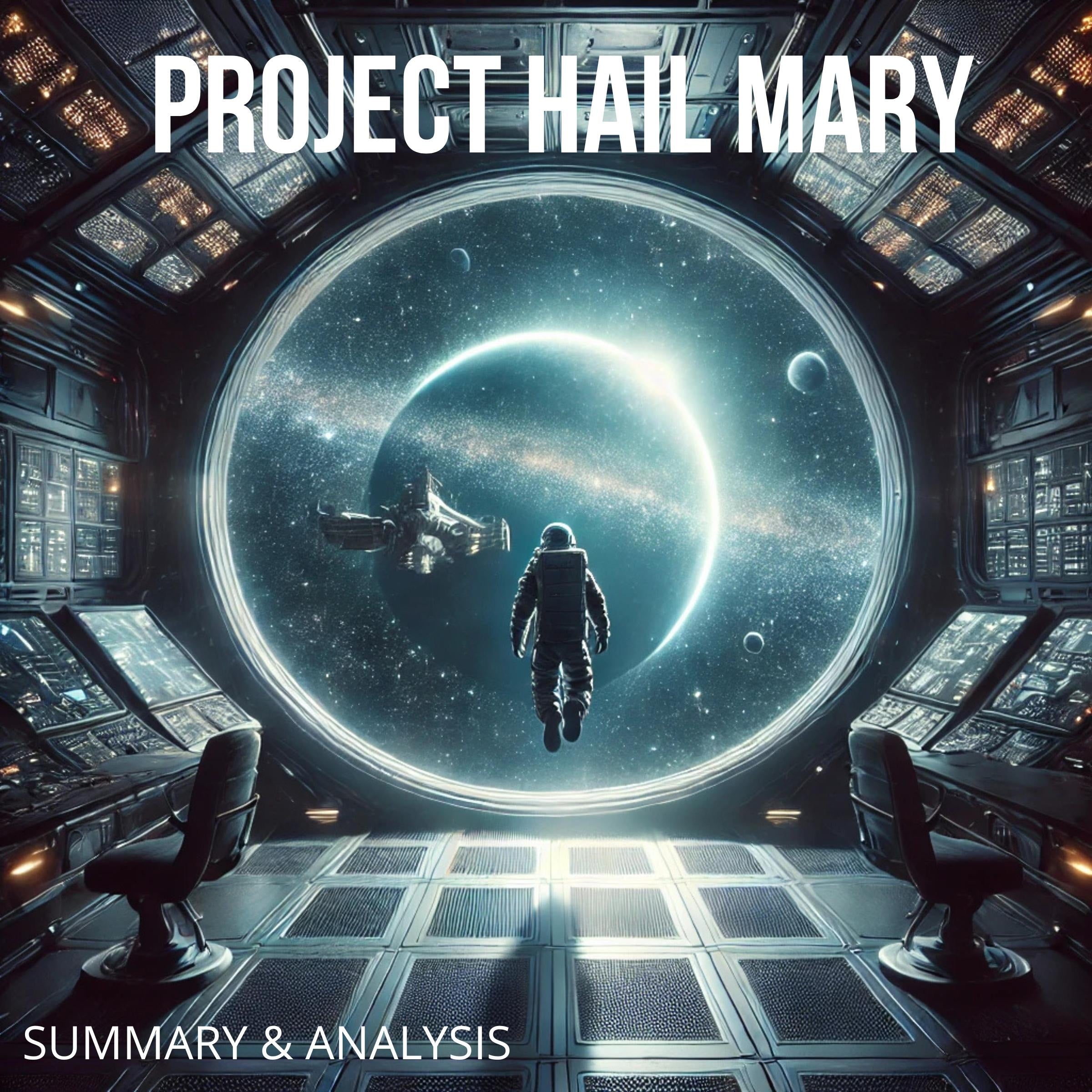 Book Summary & Analysis of Project Hail Mary by Andy Weir.