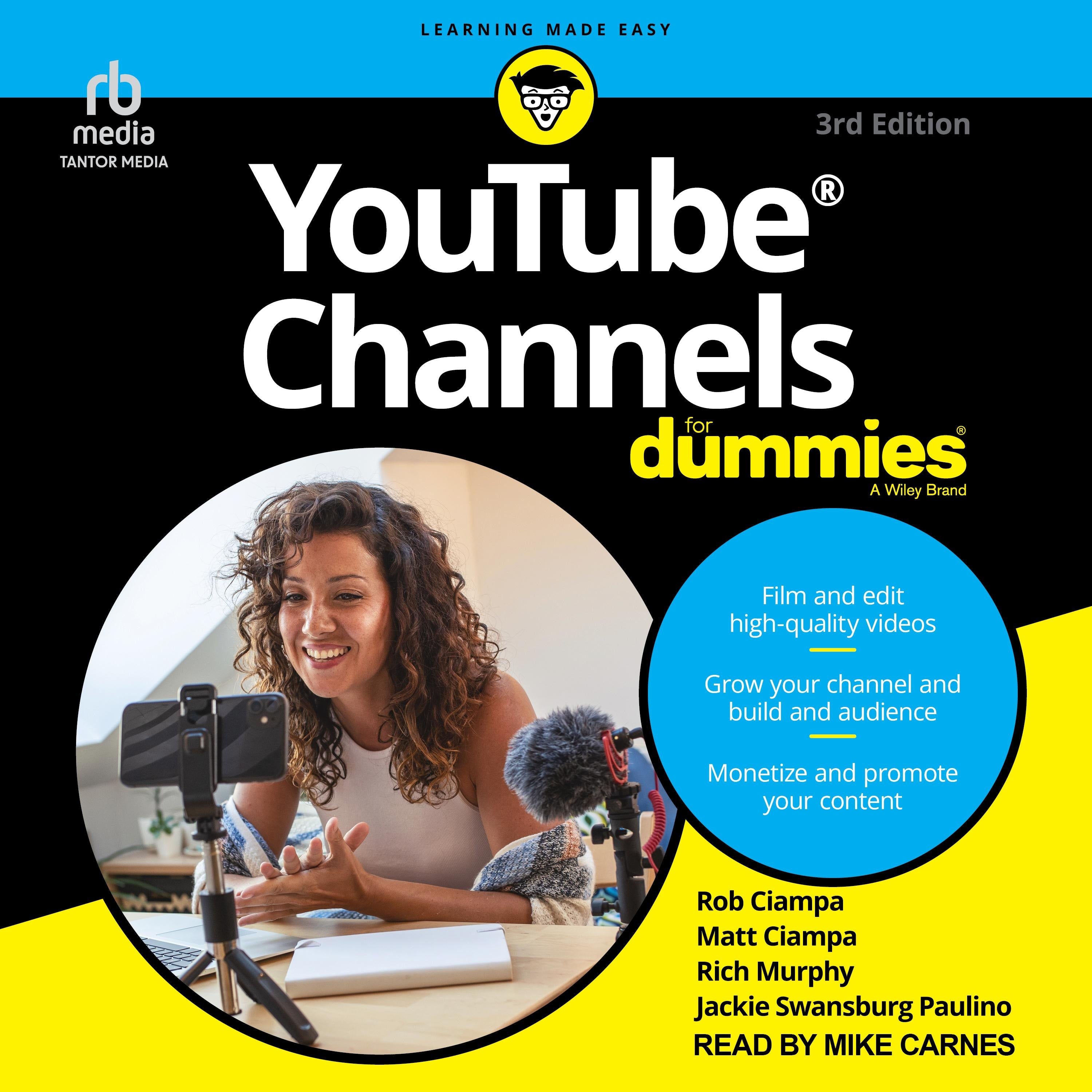 YouTube Channels For Dummies, 3rd Edition