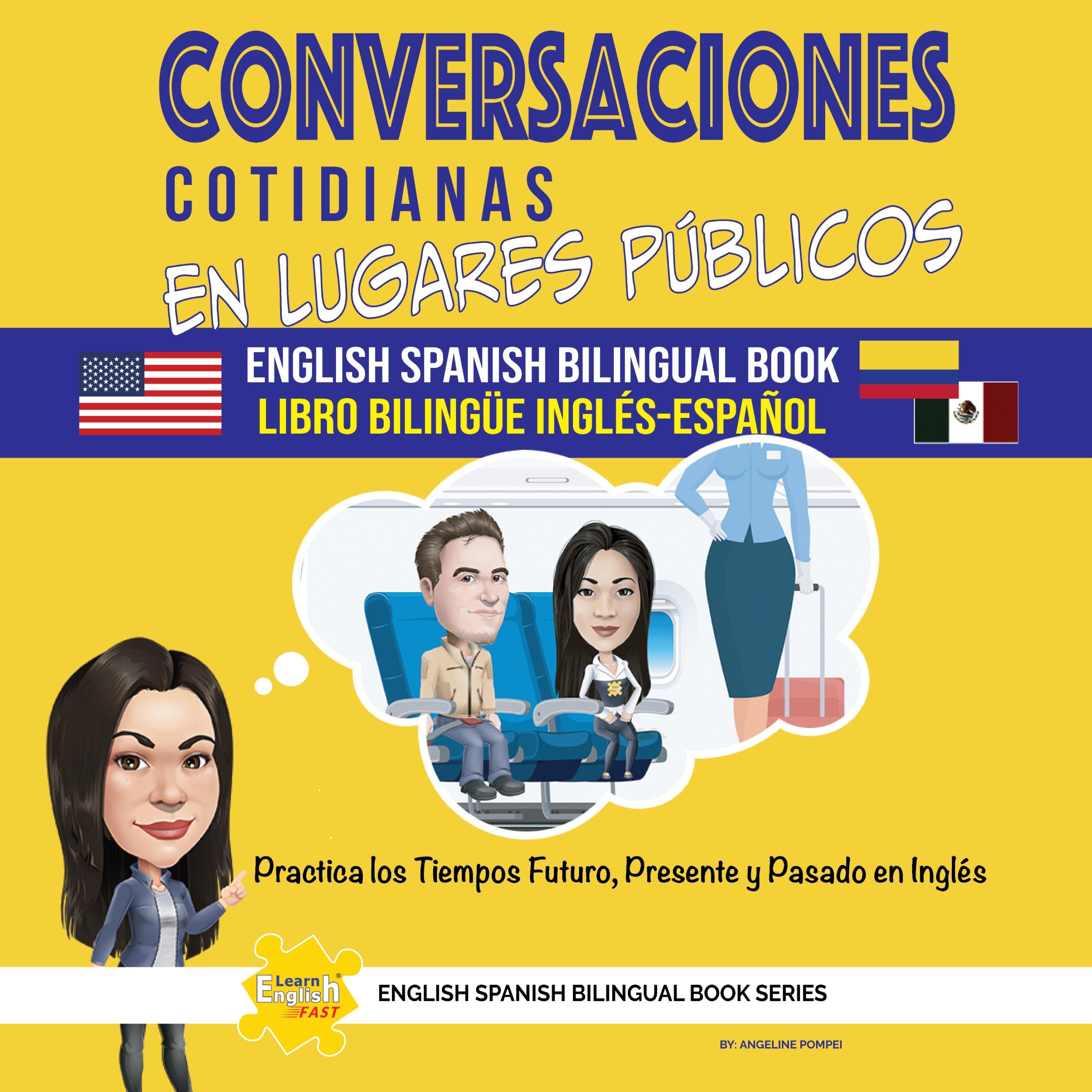 Conversaciones Cotidianas En Lugares Públicos Libro Bilingüe Inglés Español