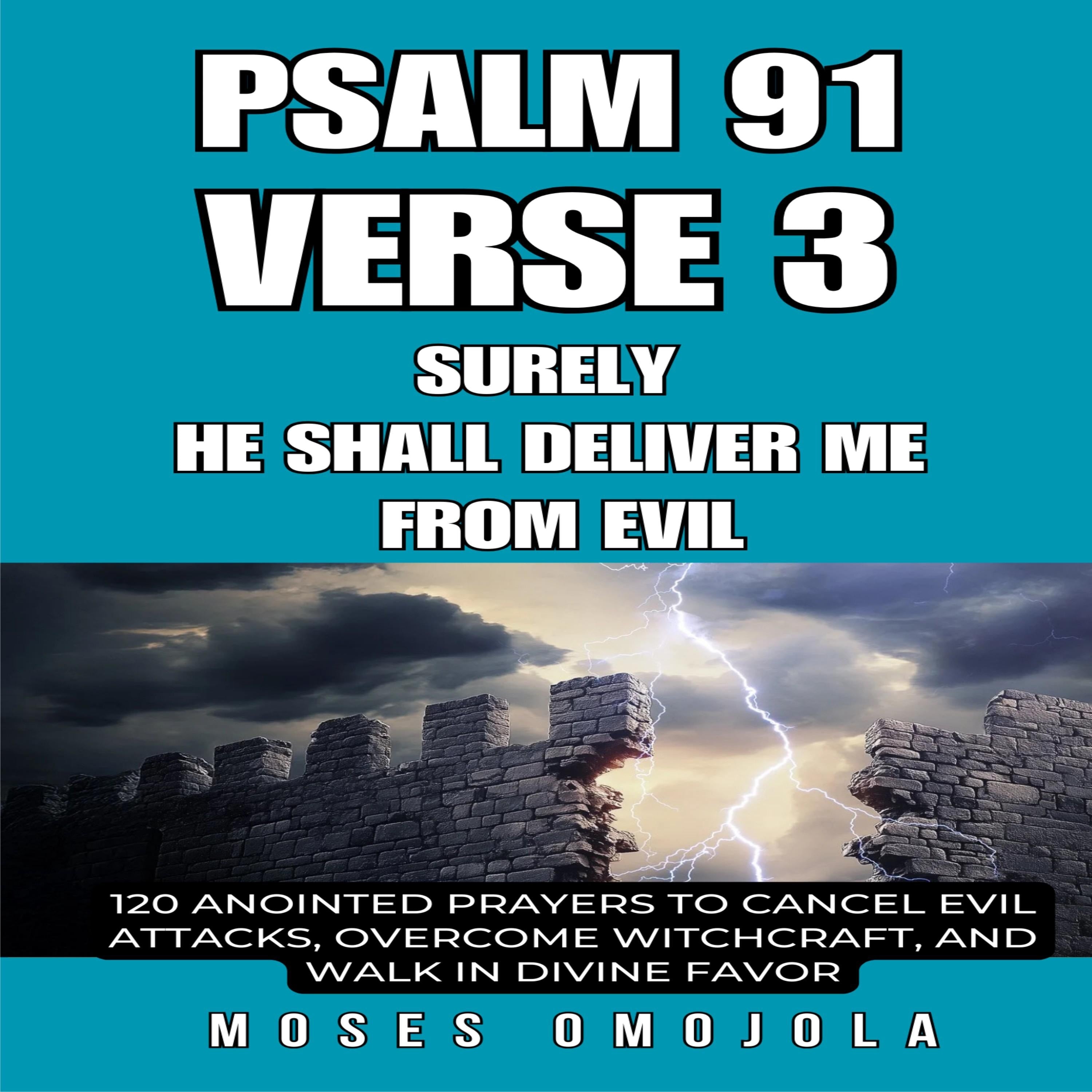 Psalm 91 Verse 3 – Surely He Shall Deliver Me From Evil: 120 Anointed Prayers to Cancel Evil Attacks, Overcome Witchcraft, and Walk in Divine Favor