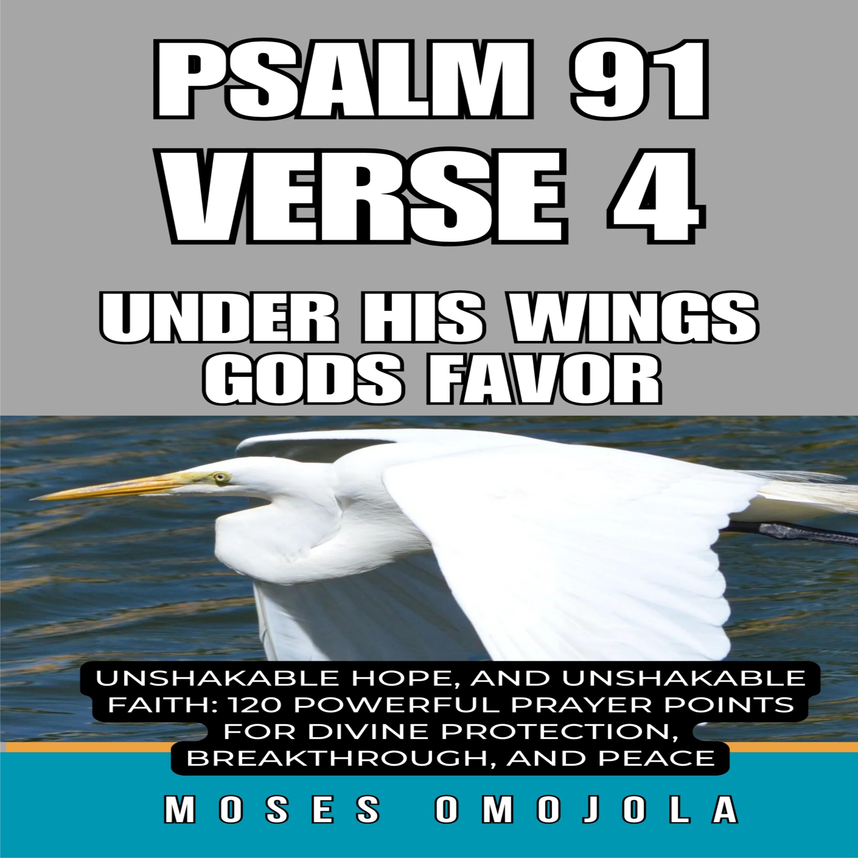 Psalm 91 Verse 4 – Under His Wings gods favor, unshakable hope, and unshakable faith: 120 Powerful Prayer Points for Divine Protection, Breakthrough, and Peace