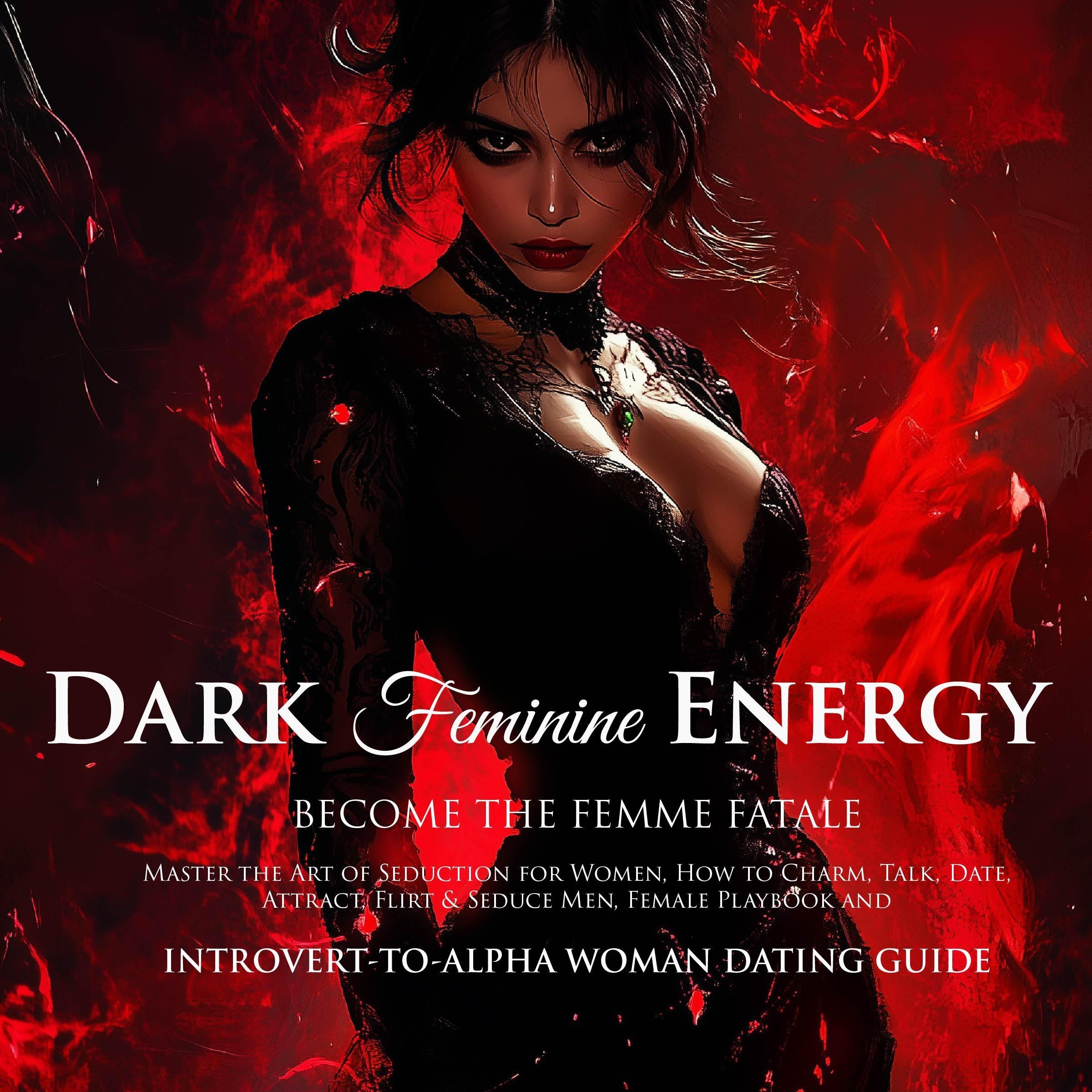 Dark Feminine Energy Become the Femme Fatale, Master the Art of Seduction for Women, How to Charm, Talk, Date, Attract, Flirt & Seduce Men – The Female Playbook and Introvert-to-Alpha Woman Dating Guide