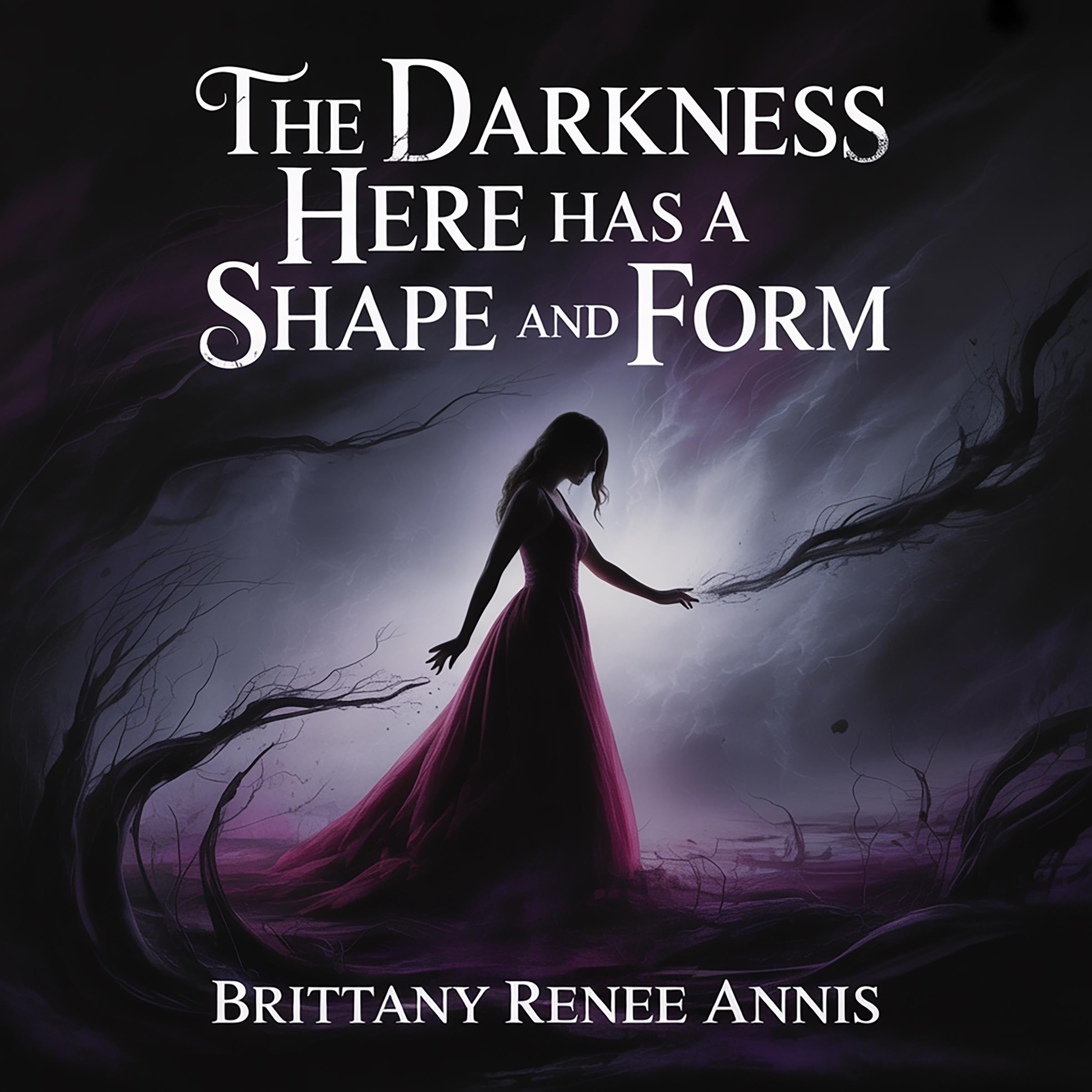 The darkness here has a shape and form