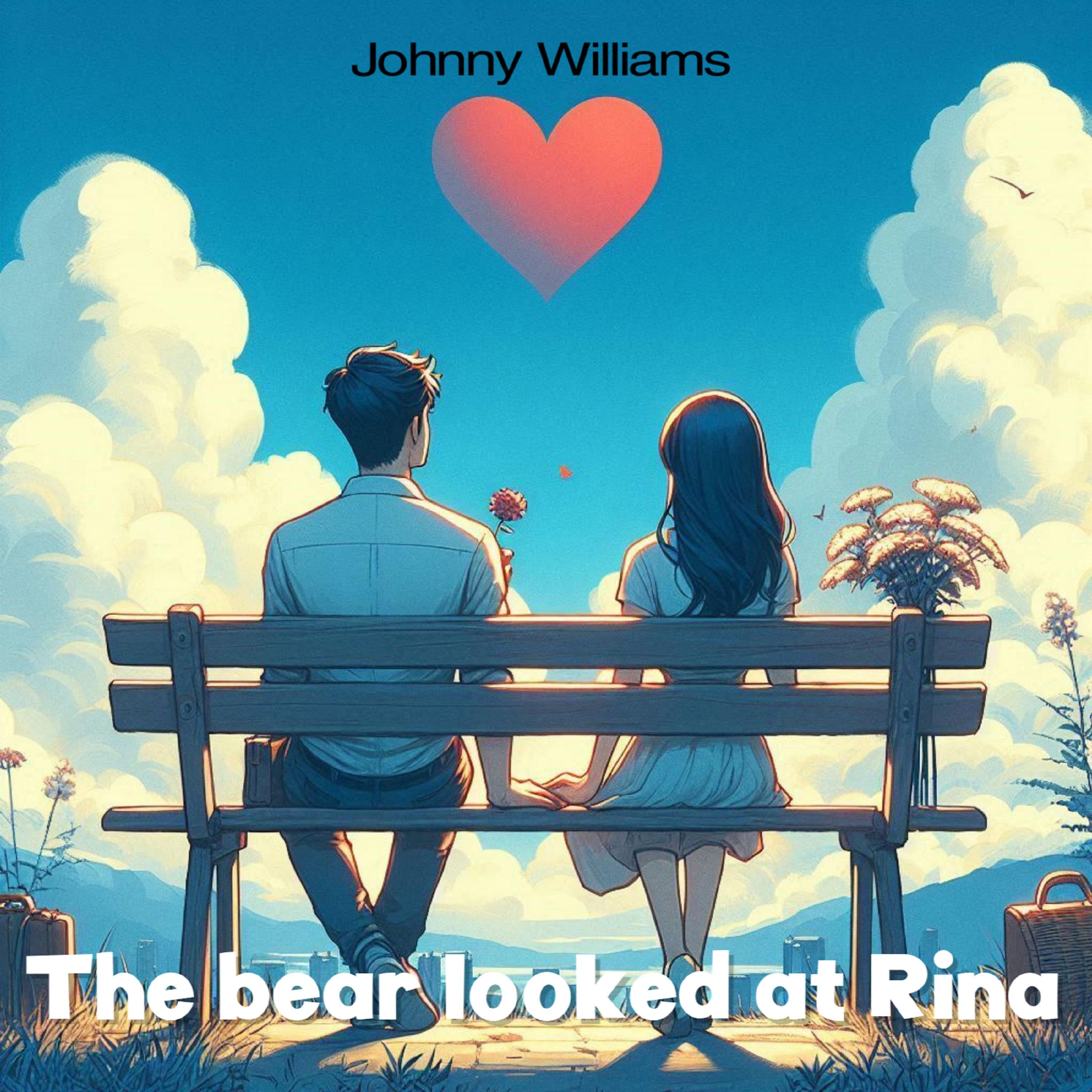 The bear looked at Rina