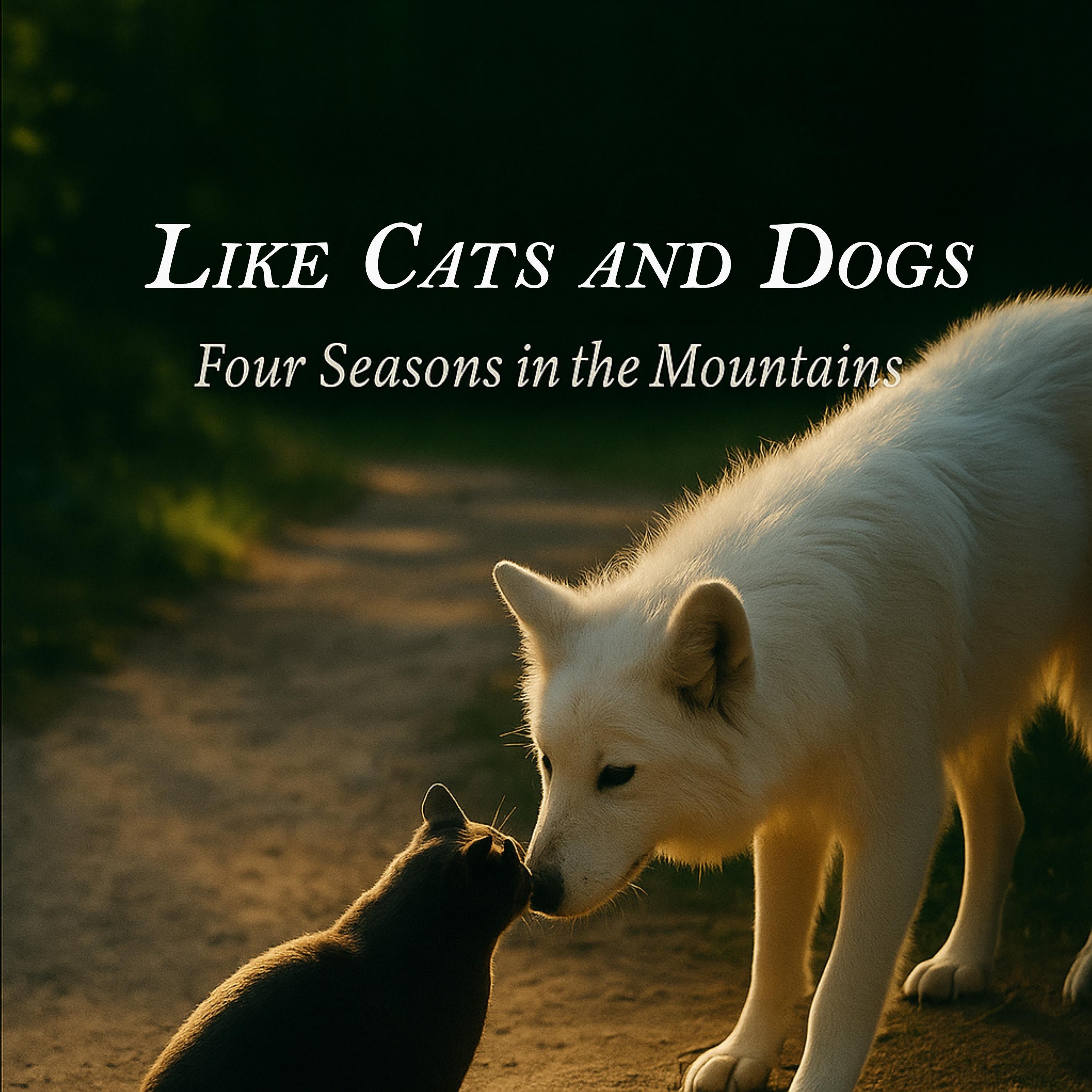 Like Cats and Dogs Four Seasons in the Mountains
