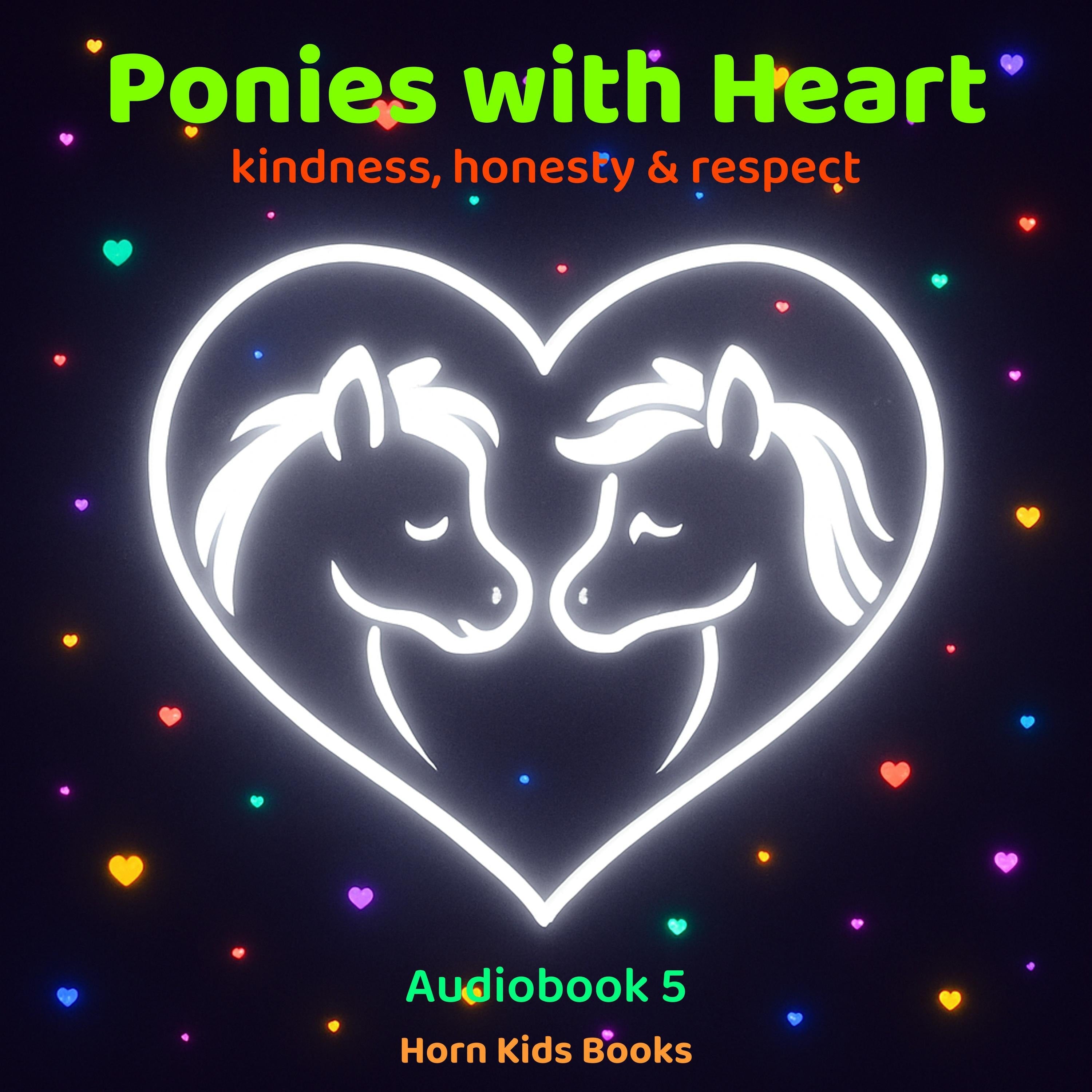 Ponies with Heart - ponies playing in the meadow for - kindness, honesty & respect
