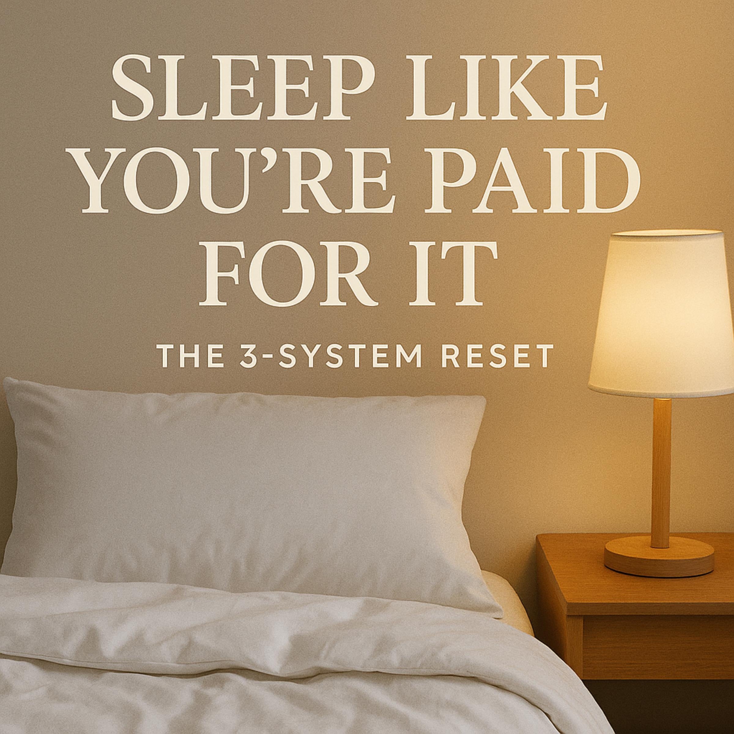 Sleep Like You're Paid For It