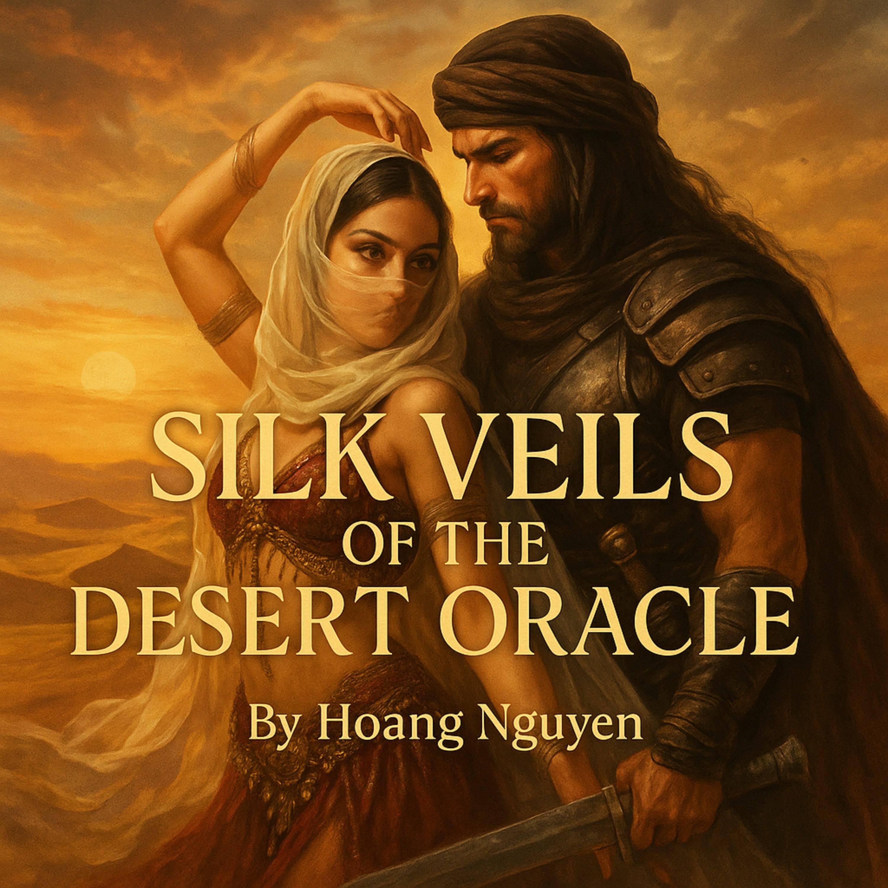 Silk Veils of the Desert Oracle: A Veil Dancer's Visionary Union with the Nomad Warlord in the Sands of Eternity
