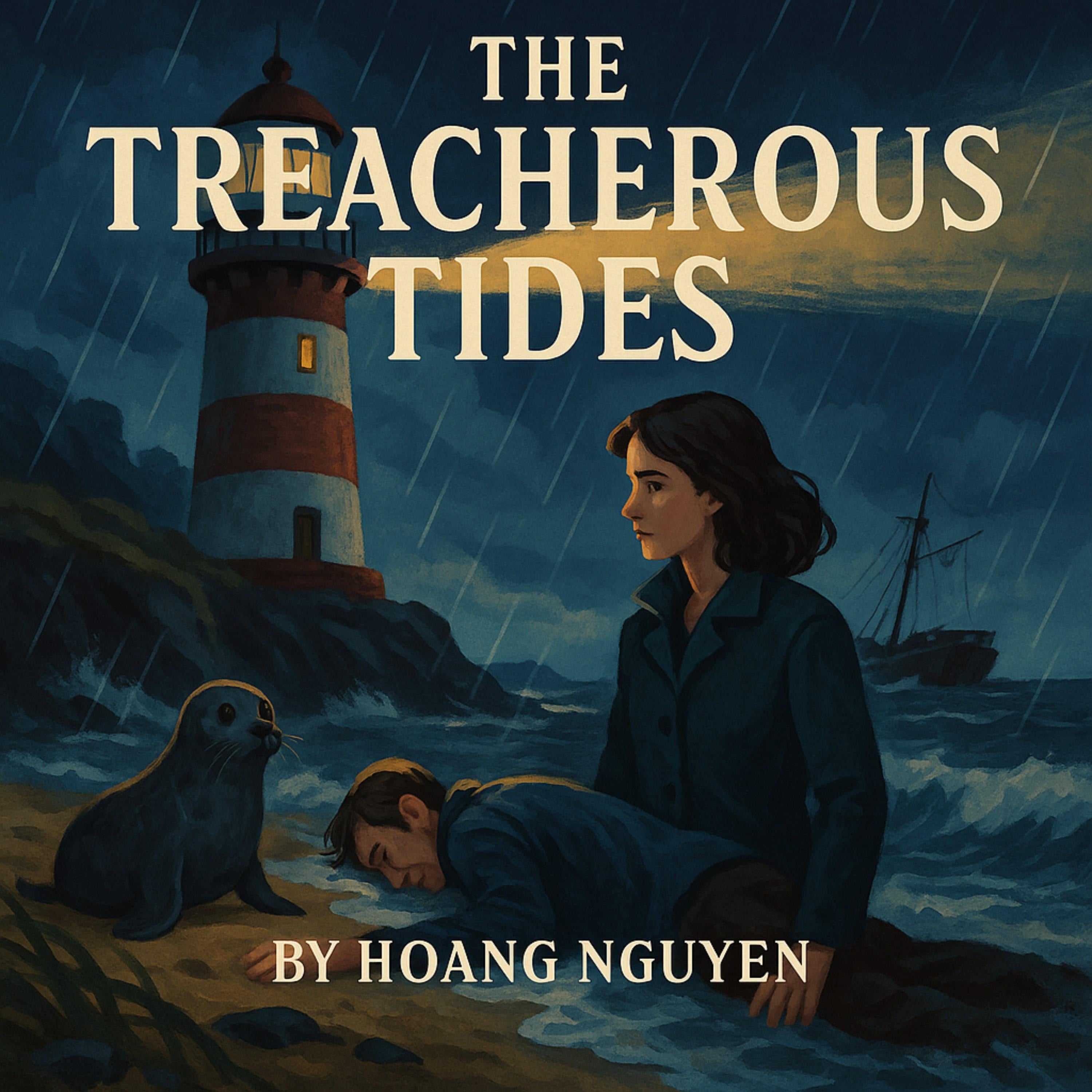 The Treacherous Tides: A Cozy Mystery of Lighthouse Keepers and a Shipwrecked Soul