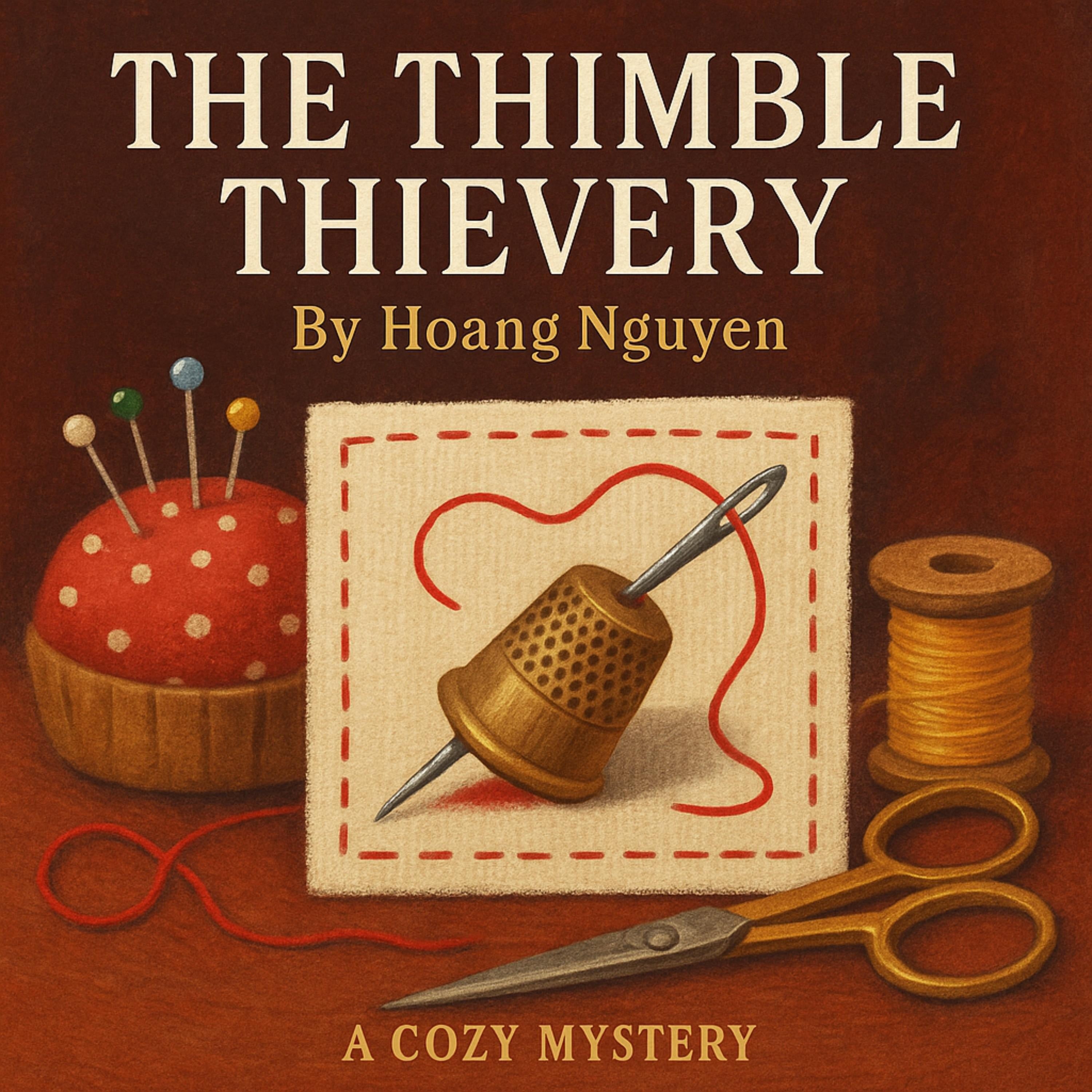 The Thimble Thievery: A Cozy Mystery of Prickly Problems and a Needlepoint Nuisance