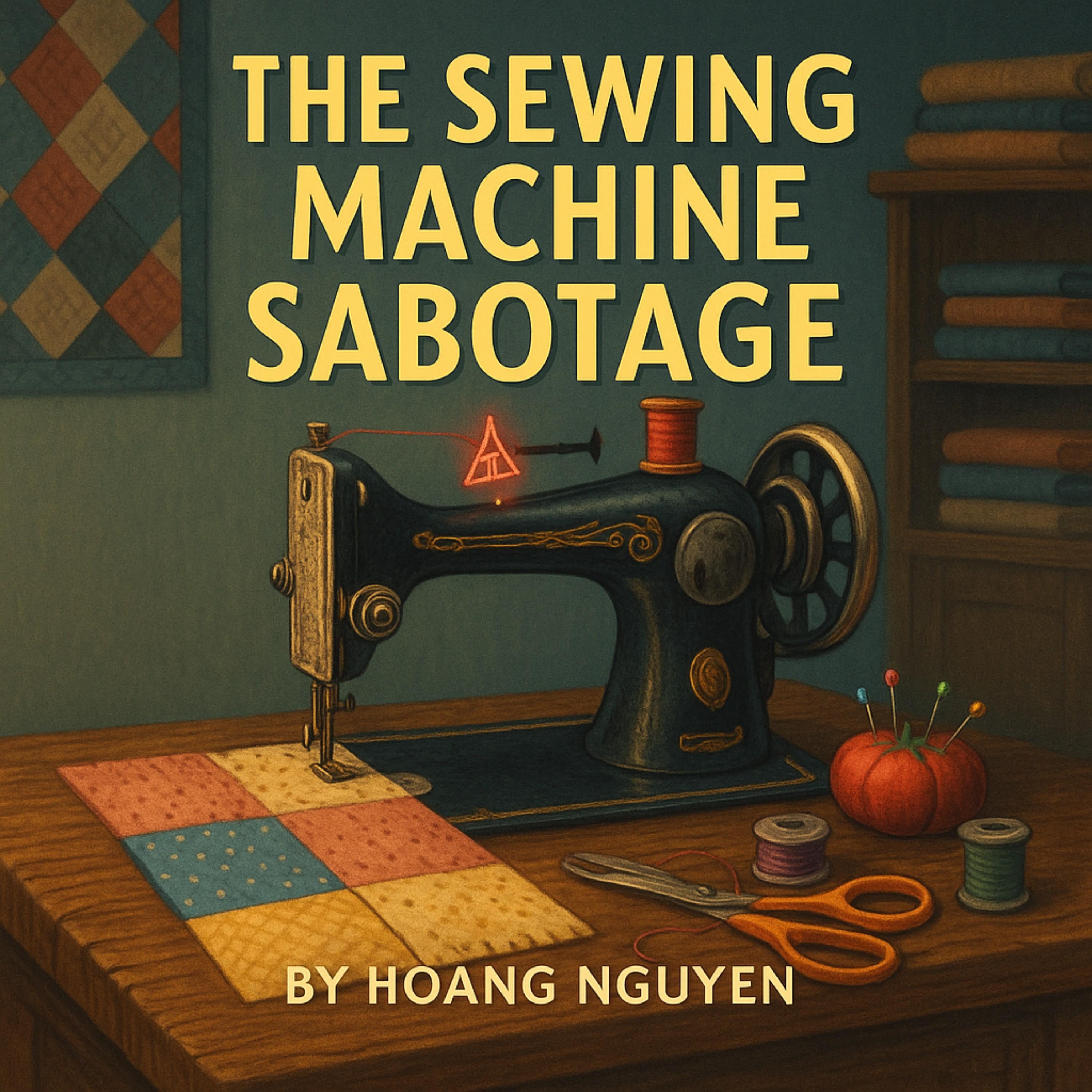 The Sewing Machine Sabotage: A Cozy Mystery of Threaded Threats and a Bobbin of Bluffs