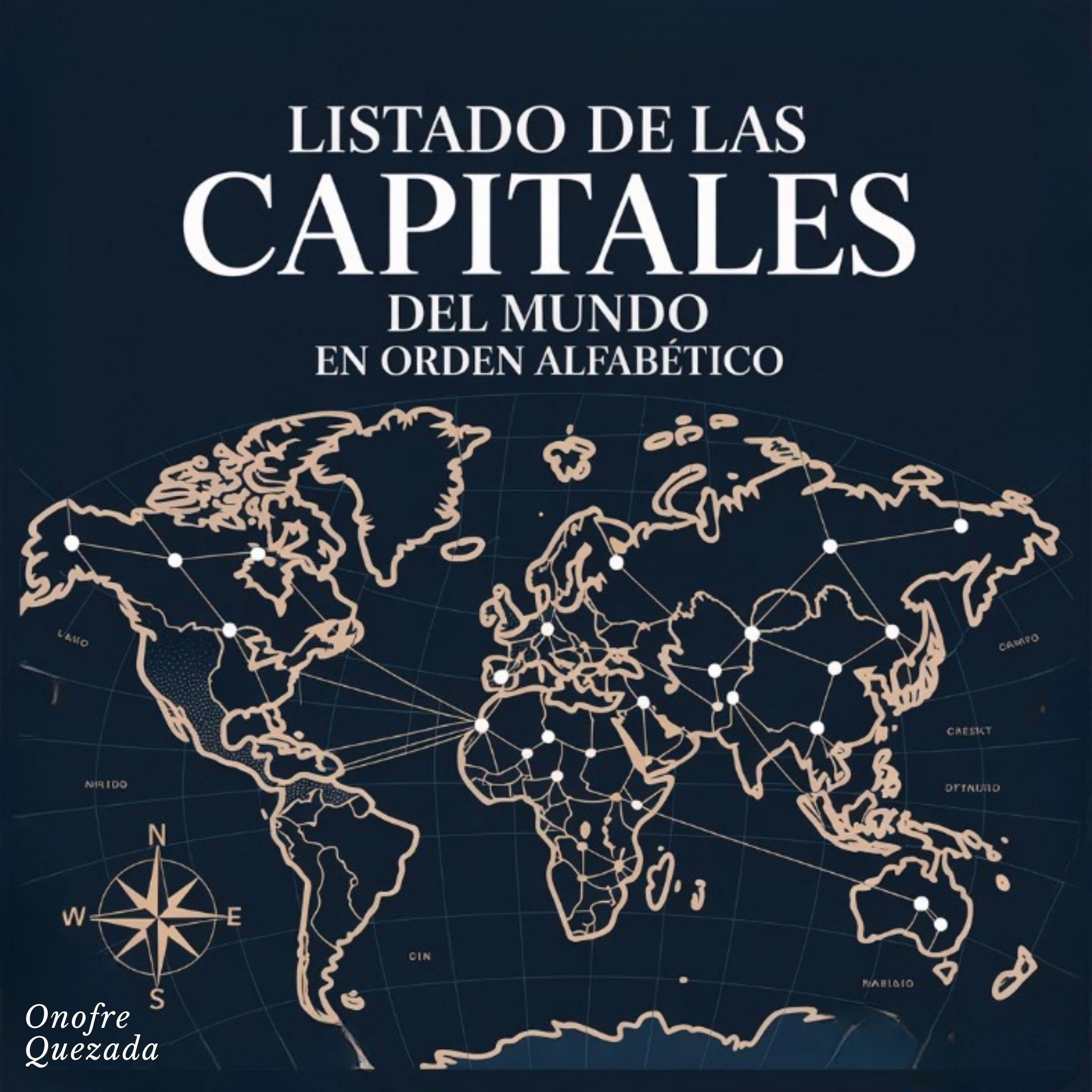 Listado De Las Capitales Del Mundo En Orden Alfabético