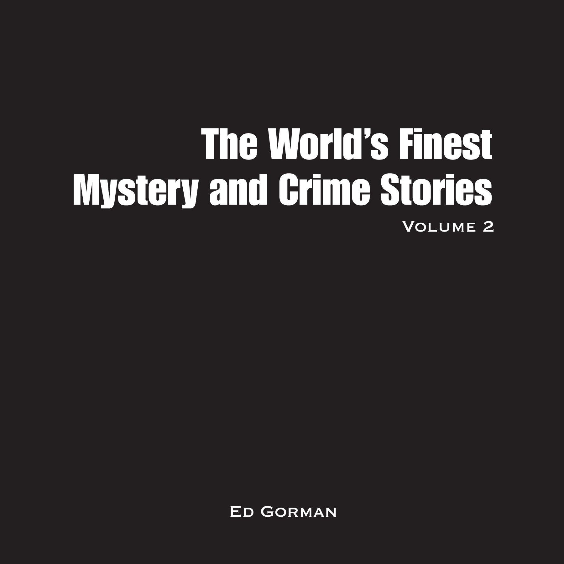 The World's Finest Mystery & Crime Stories - Vol. 2