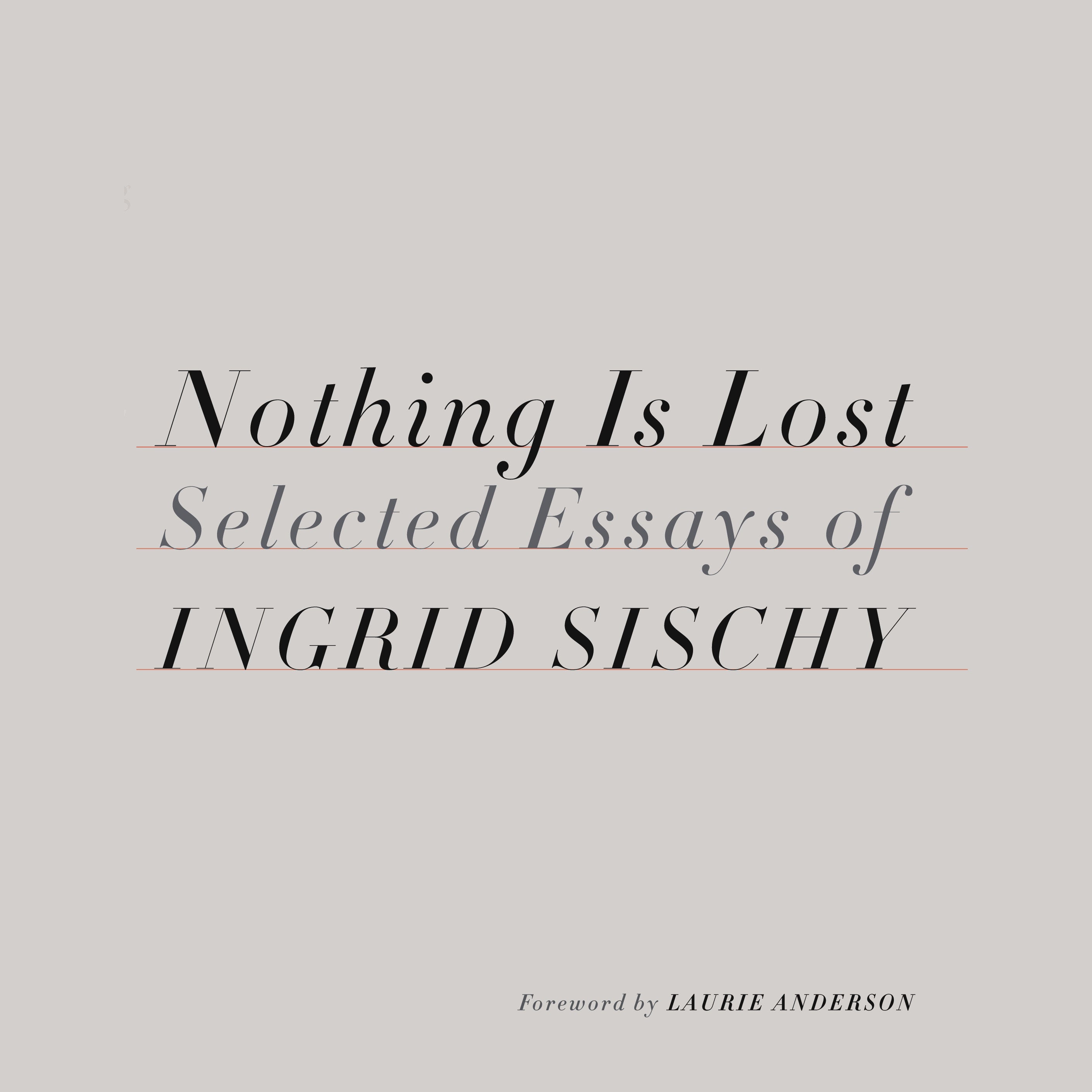 Nothing Is Lost