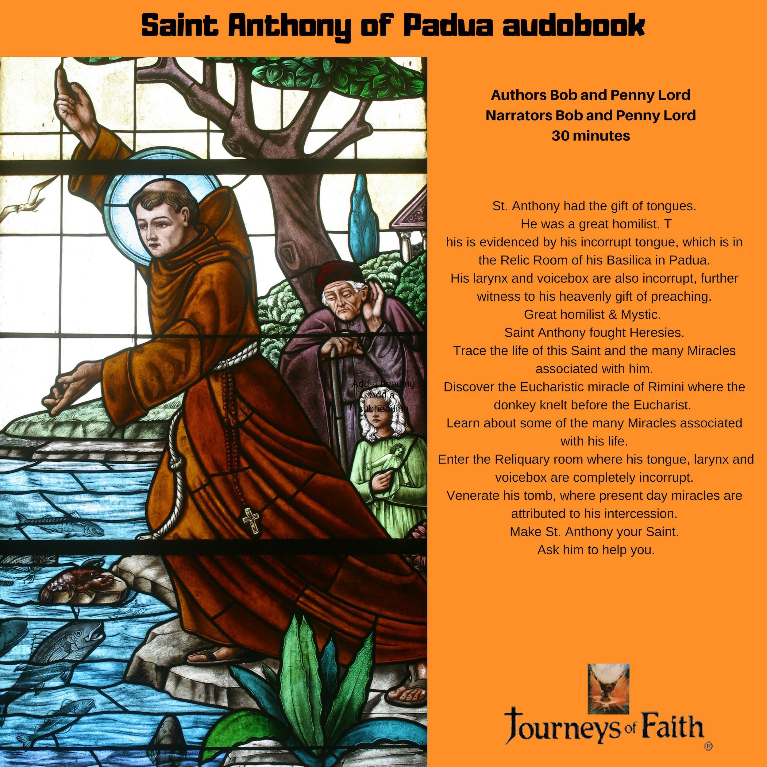 Saint Anthony of Padua audiobook
