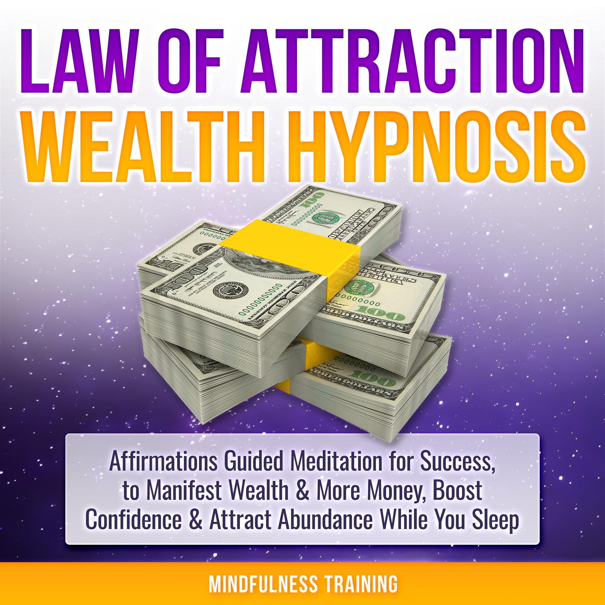 Law of Attraction Wealth Hypnosis: Affirmations Guided Meditation for Success, to Manifest Wealth &amp; More Money, Boost Confidence &amp; Attract Abundance While You Sleep (Law of Attraction, New Age, Financial Success Sleep Series)