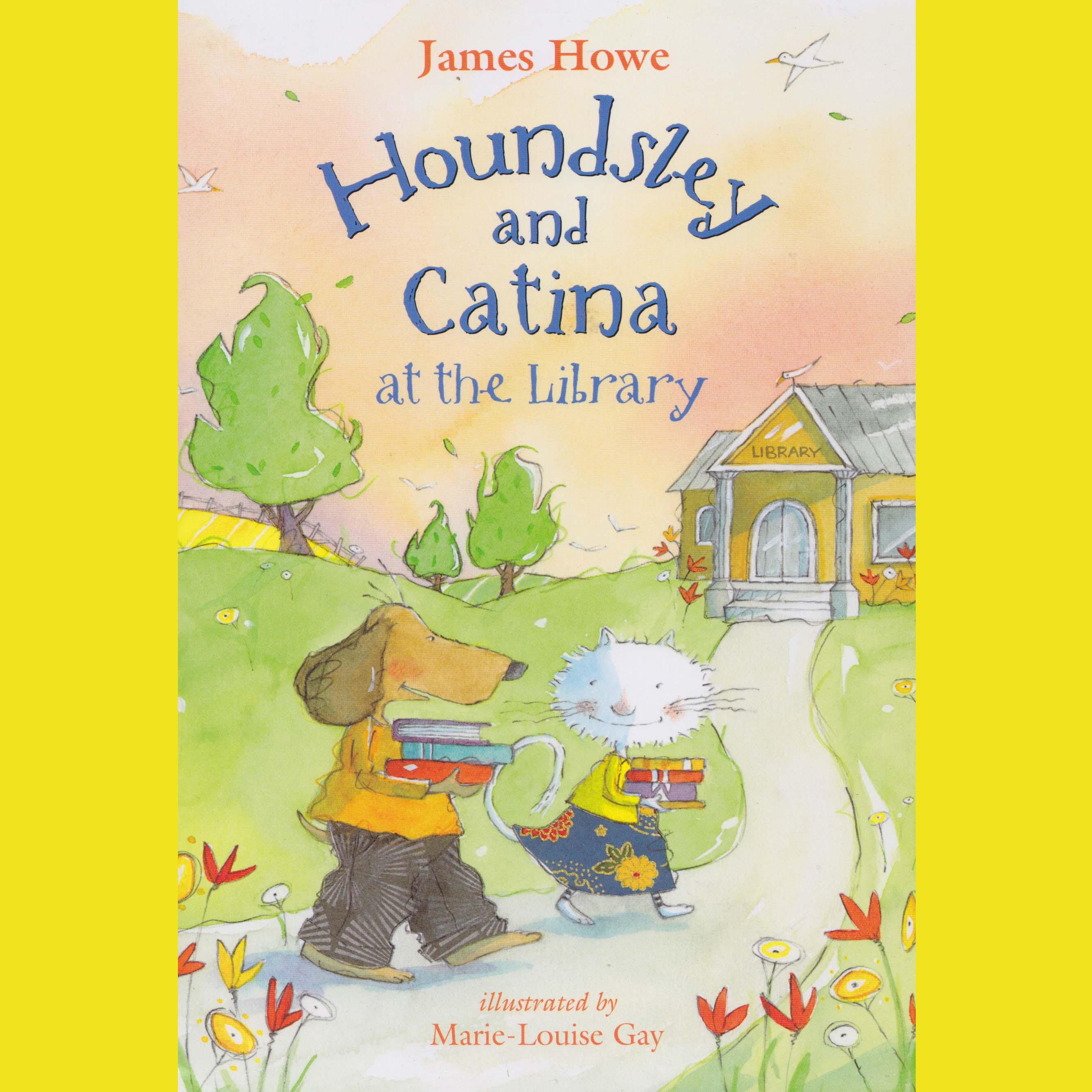 Houndsley and Catina at the Library