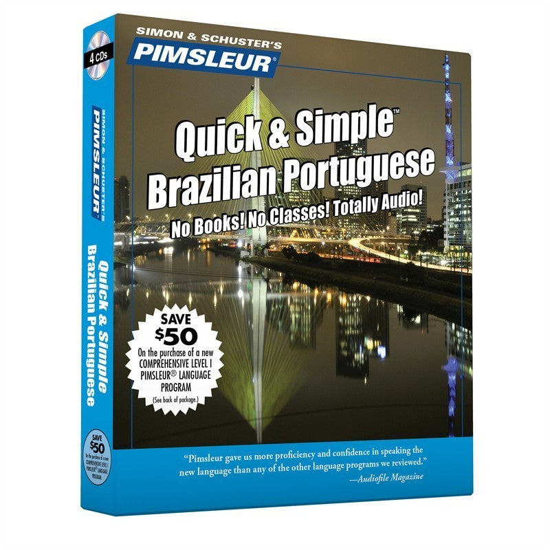 Pimsleur Portuguese (Brazilian) Quick & Simple Course - Level 1 Lessons 1-8