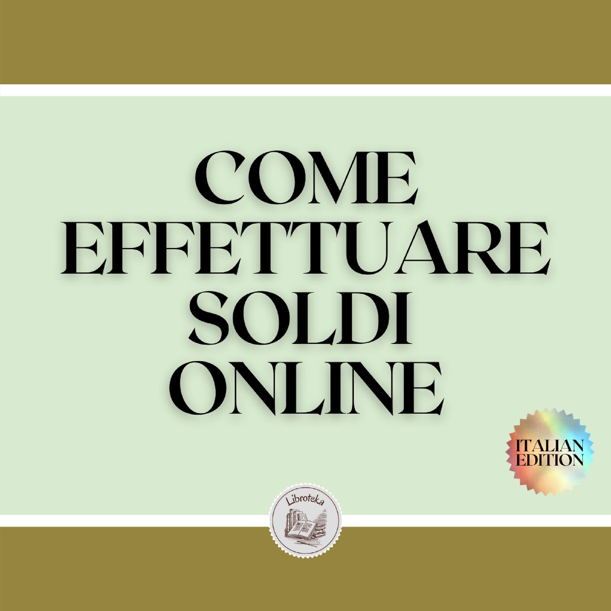 COME EFFETTUARE SOLDI ONLINE